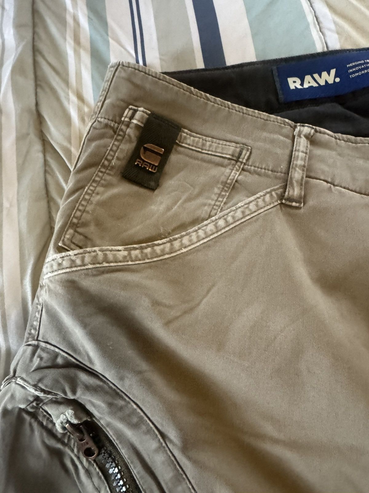G-Star Gstar Beige Cargos Size US 40 / EU 56 - 3 Thumbnail