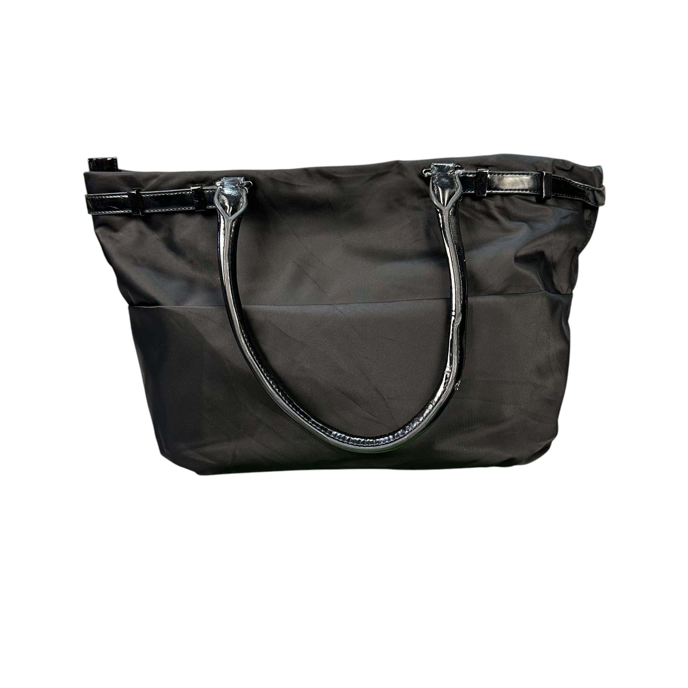 agnes b. agnes b. Voyage Black Nylon Shoulder Tote Bag Size ONE SIZE - 6 Thumbnail
