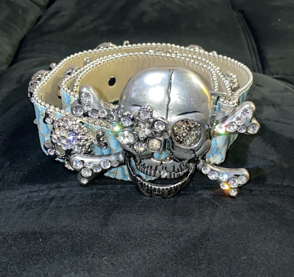 B.B. Simon BB Simon Skull Belt | Grailed