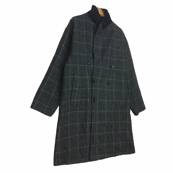 BEAUTY&YOUTH × United Arrows BEAUTY & YOUTH United Arrows Checked PeaCoat Parka Jacket Size L / US 10 / IT 46 - 2 Thumbnail
