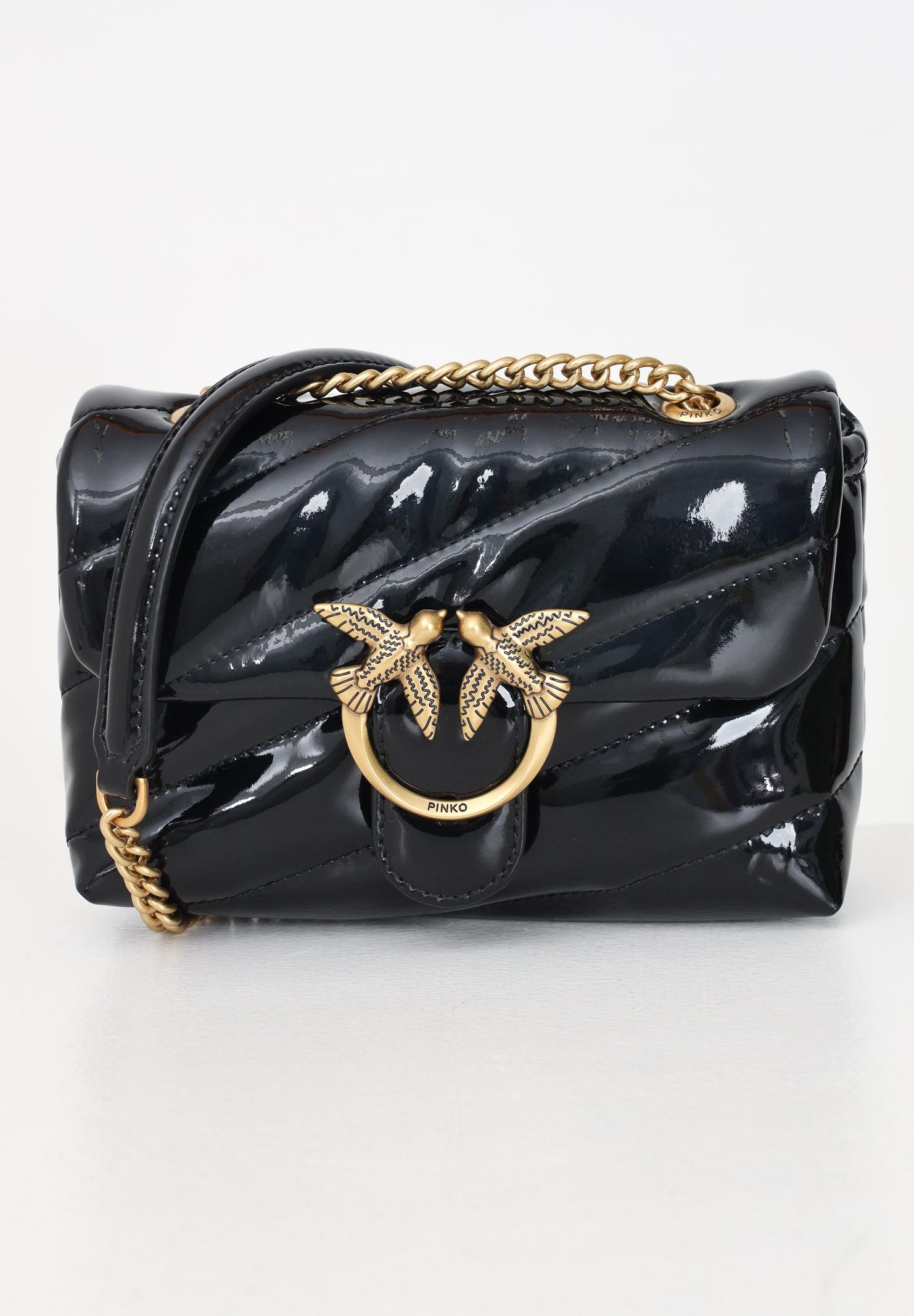 o1s22i1n0824 Size: OS / Love Baby Puff Bag in Black