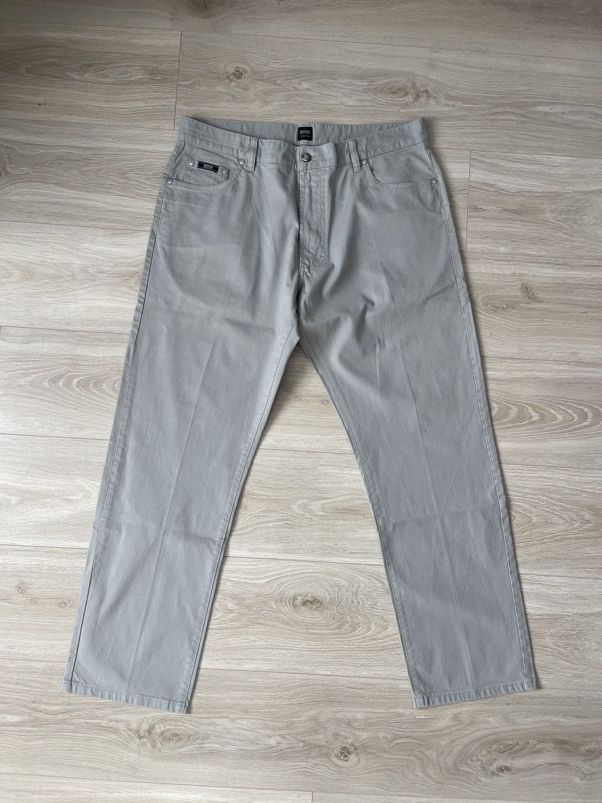 Hugo Boss Vintage hugo boss montana pants grey men's trousers W38L32 Size US 38 / EU 54 - 8 Thumbnail