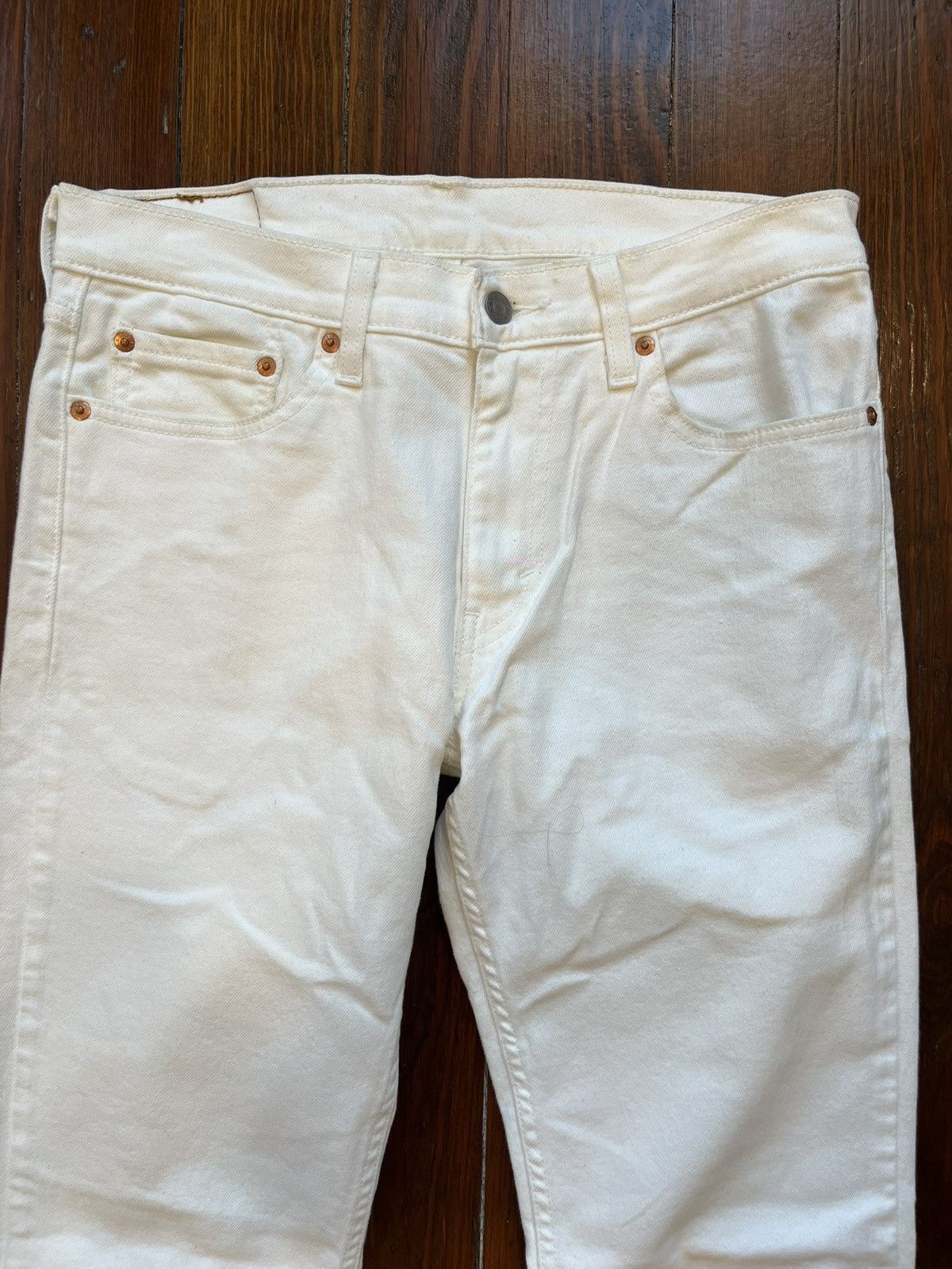 Levi's Vintage Clothing Levi’s Men’s 511 Slim Fit Jeans Castilleja White 31x32 NWT Size US 31 - 3 Thumbnail