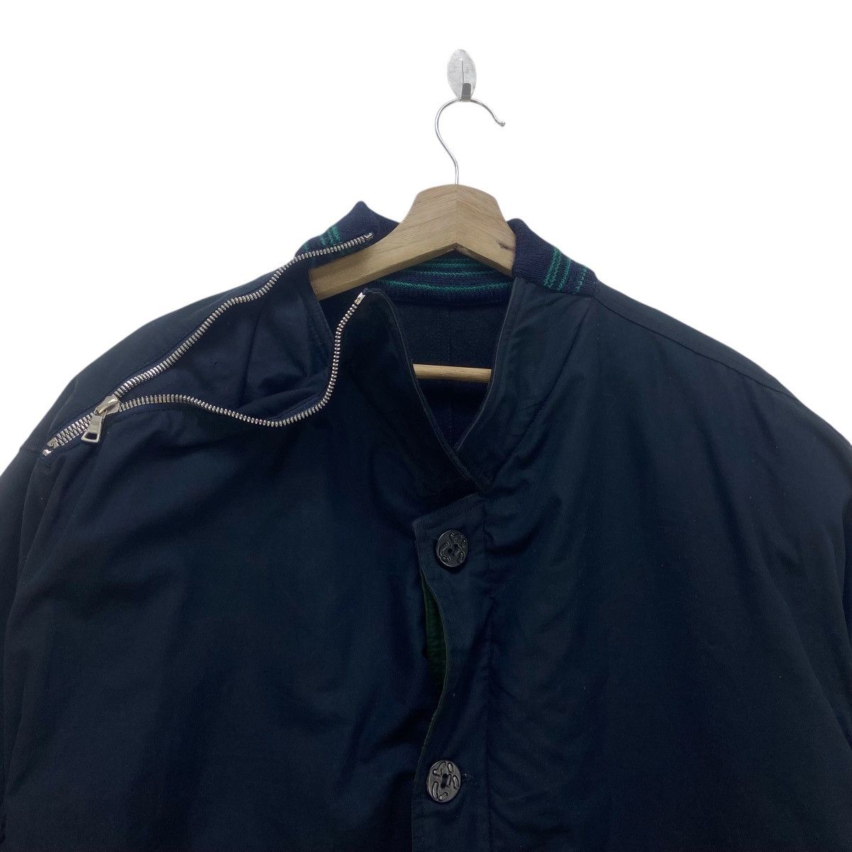 CLOSED × Marithe + Francois Girbaud Vtg Closed Marithe Francois Girbaud Wool Reversible Jacket Size US L / EU 52-54 / 3 - 6 Thumbnail