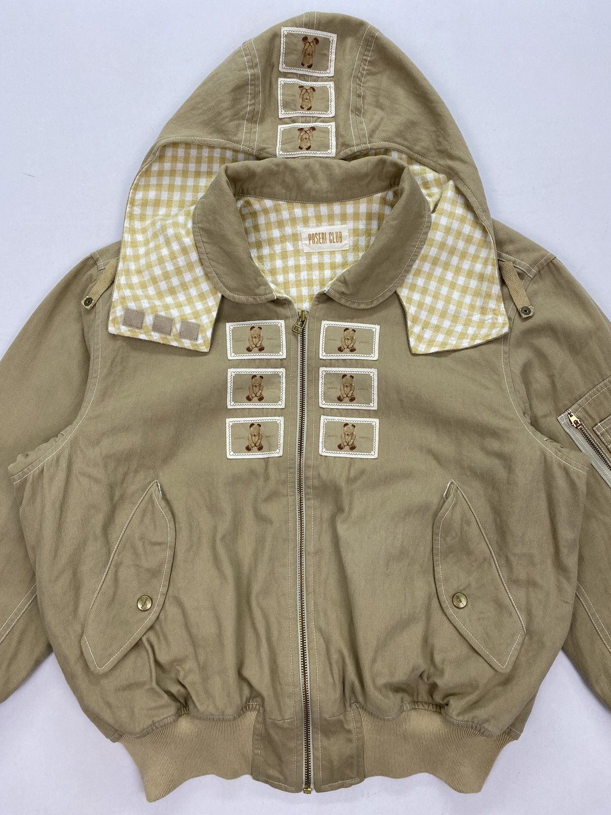 Pink House Paseri Club Hooded Bomber Jacket Size US M / EU 48-50 / 2 - 3 Thumbnail