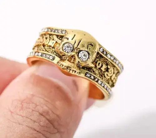 Japanese Brand Skull Punk men's ring new style Size ONE SIZE - 2 Thumbnail