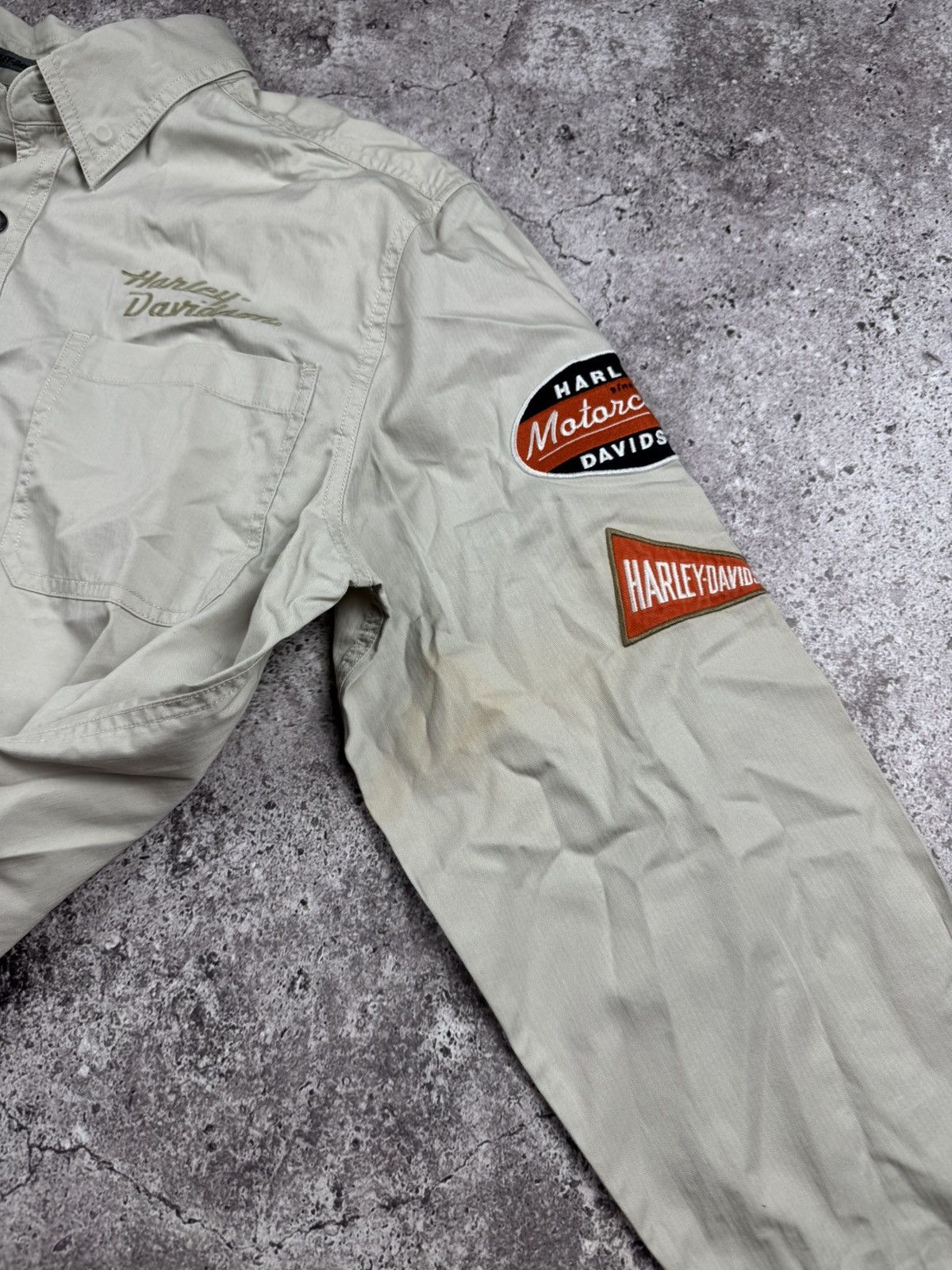 Harley Davidson Harley Davidson Motorcycles big logo Y2K Shirt long Sleeve Size US L / EU 52-54 / 3 - 7 Thumbnail