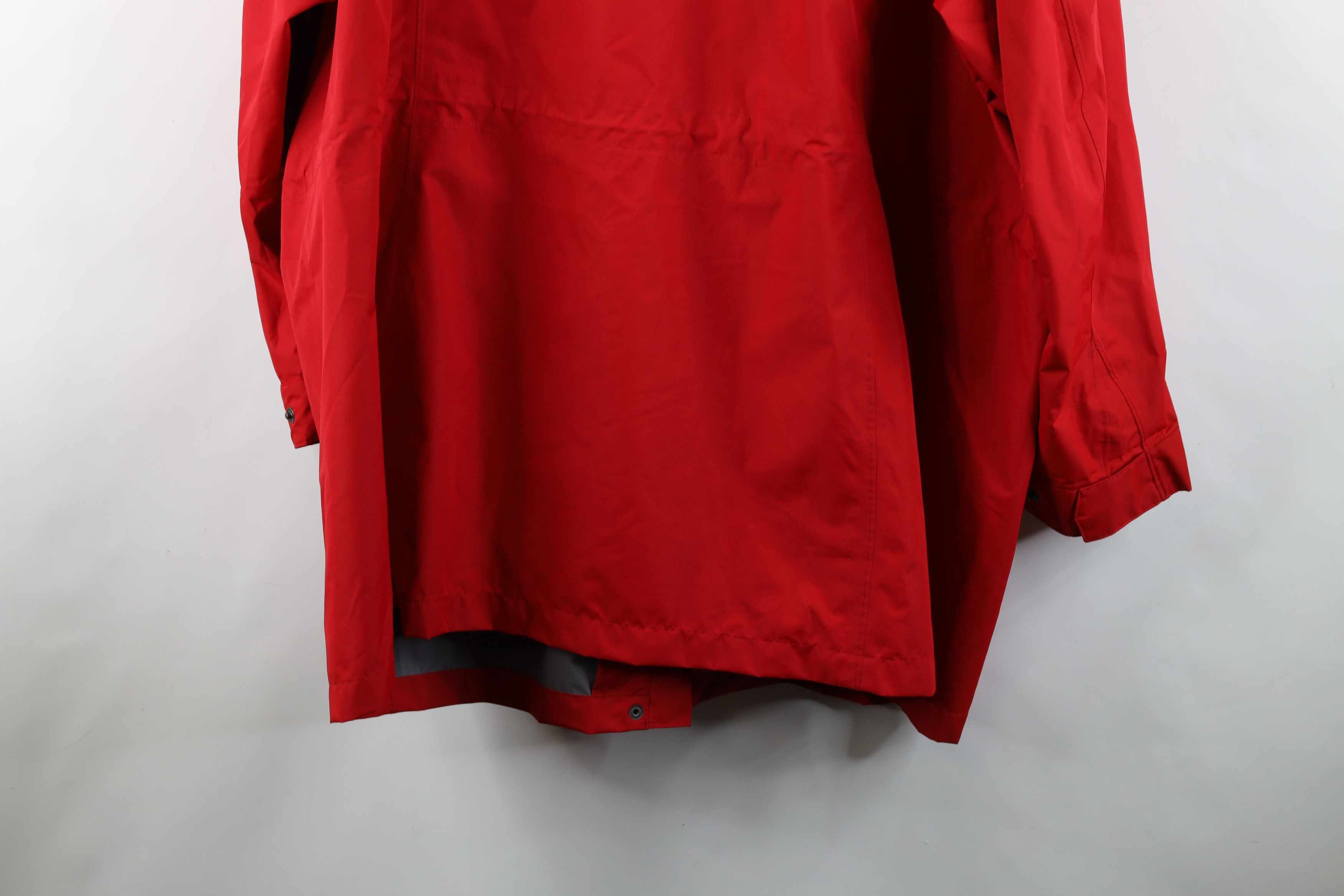 Lands' End × Vintage Vintage Lands End Hooded Full Zip Rain Parka Jacket Red Size 3XL / US 20-22 - 16 Thumbnail