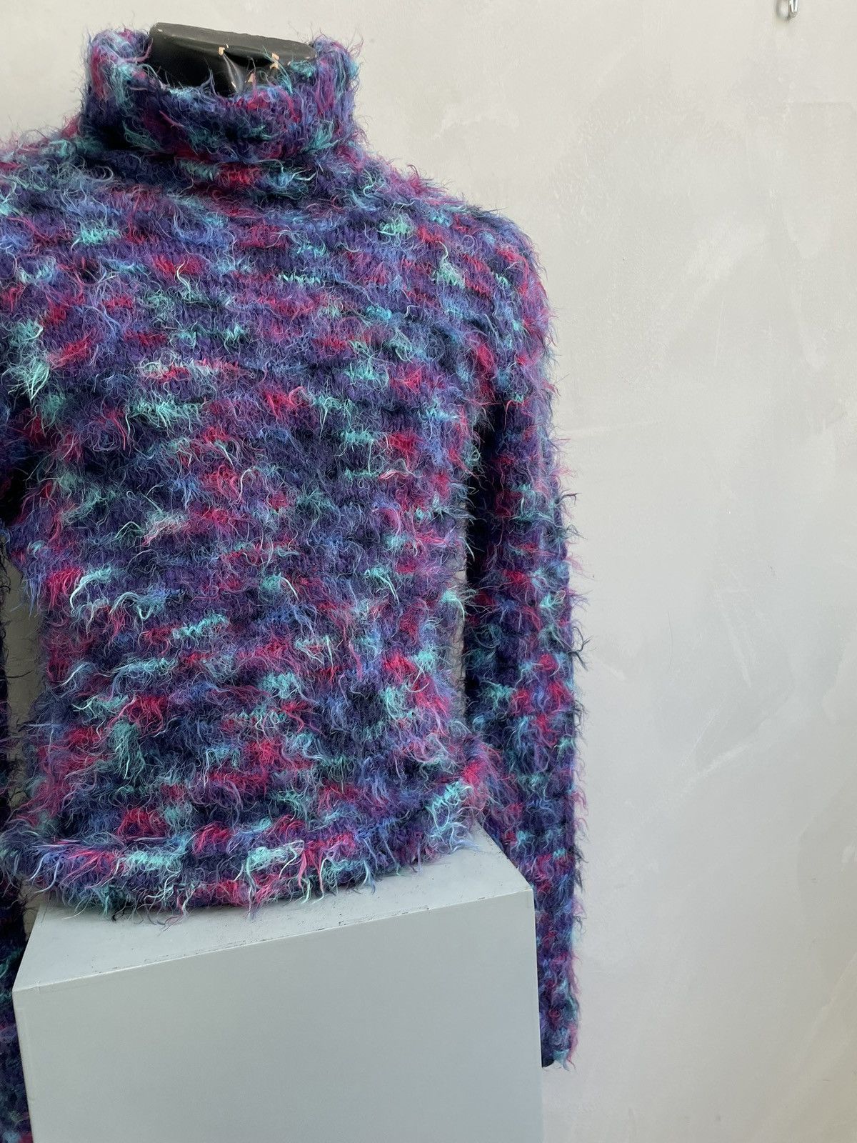 Kapital Rare mohair turtle neck Coogi style sweater y2k Size US S / EU 44-46 / 1 - 4 Thumbnail
