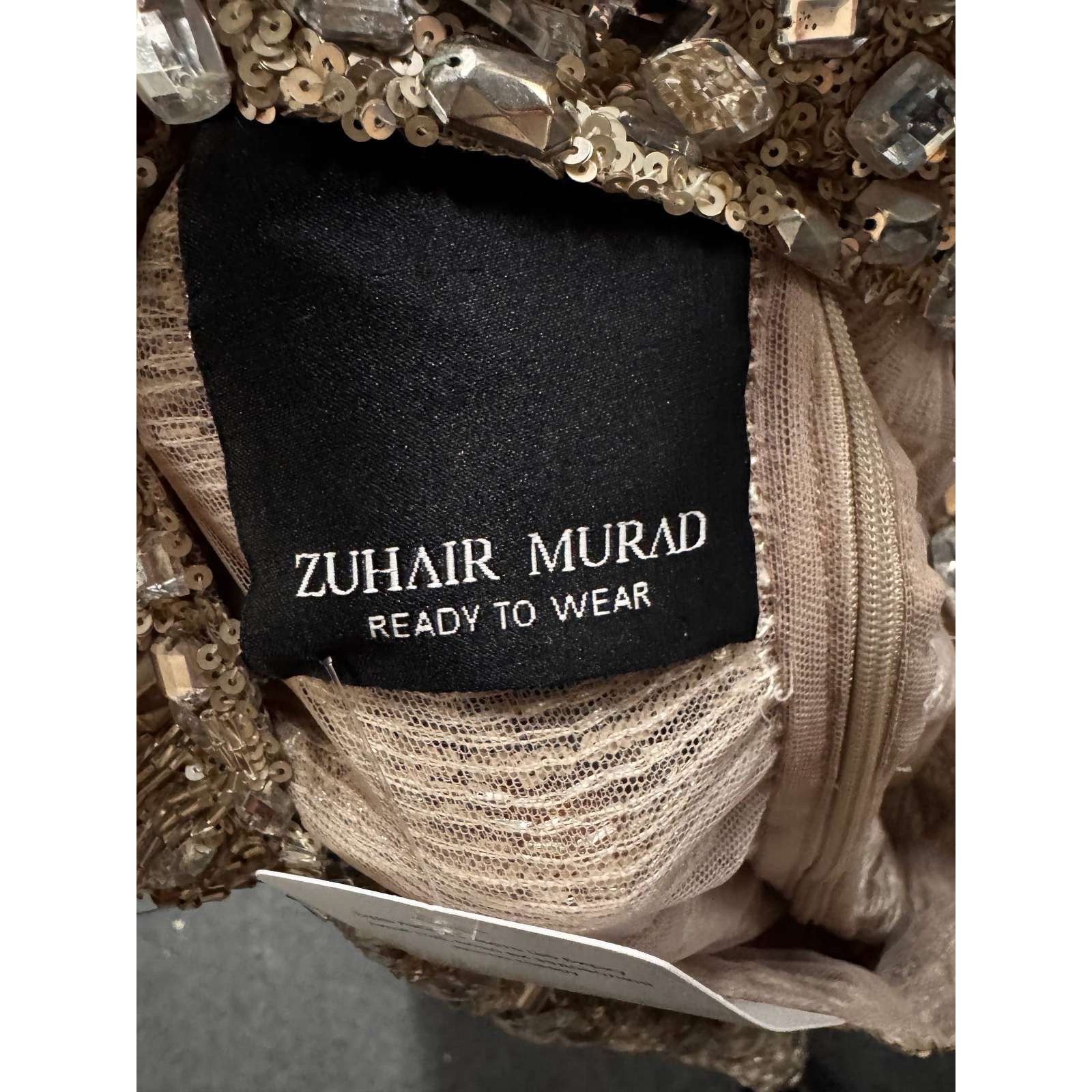 Zuhair Murad Zuhair Murad Silver Beaded Cocktail Dress - Size S Size XS / US 0-2 / IT 36-38 - 5 Thumbnail