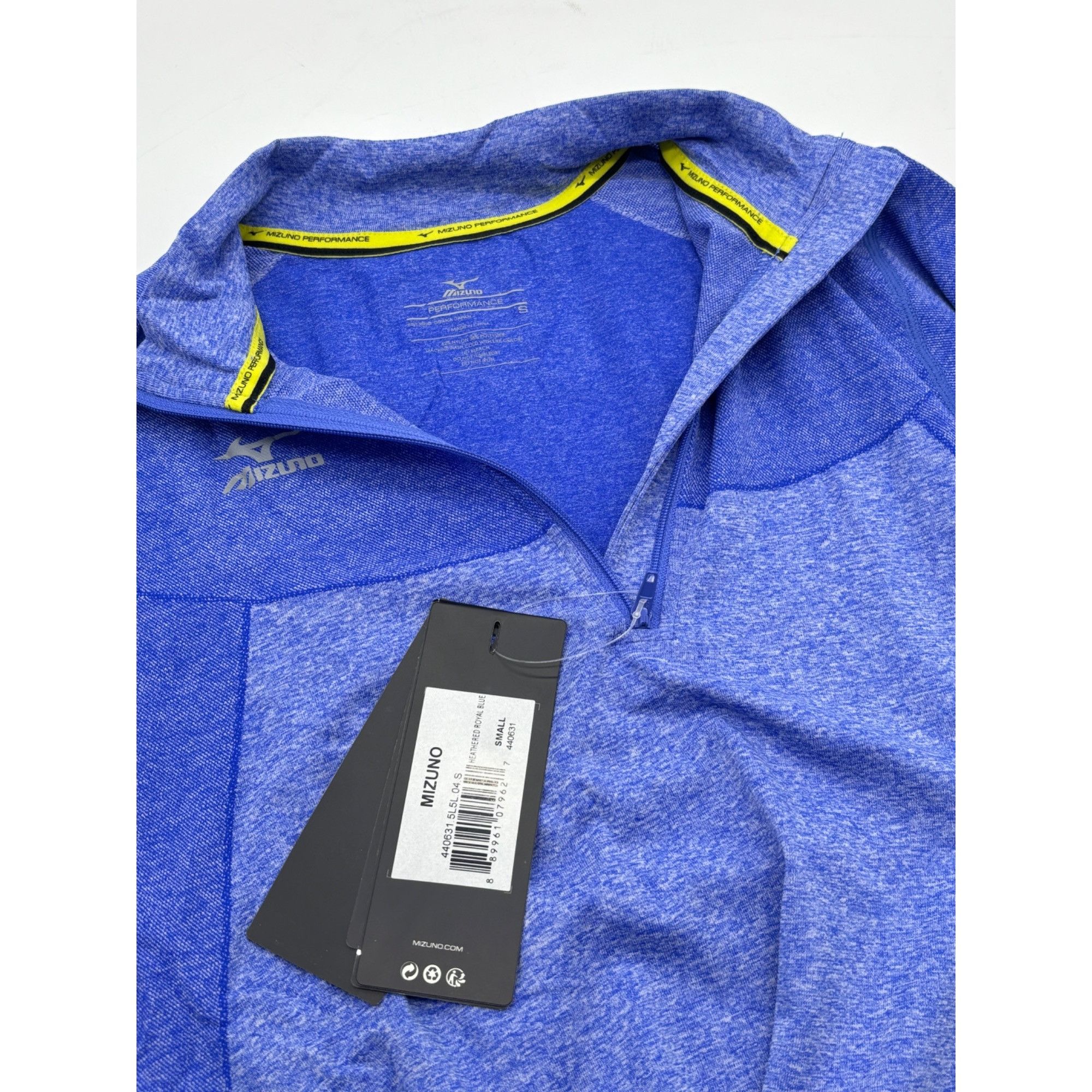 Mizuno Mizuno Women's Seamless 1/4 Zip Volleyball Jacket, Heathered Size S / US 4 / IT 40 - 7 Thumbnail