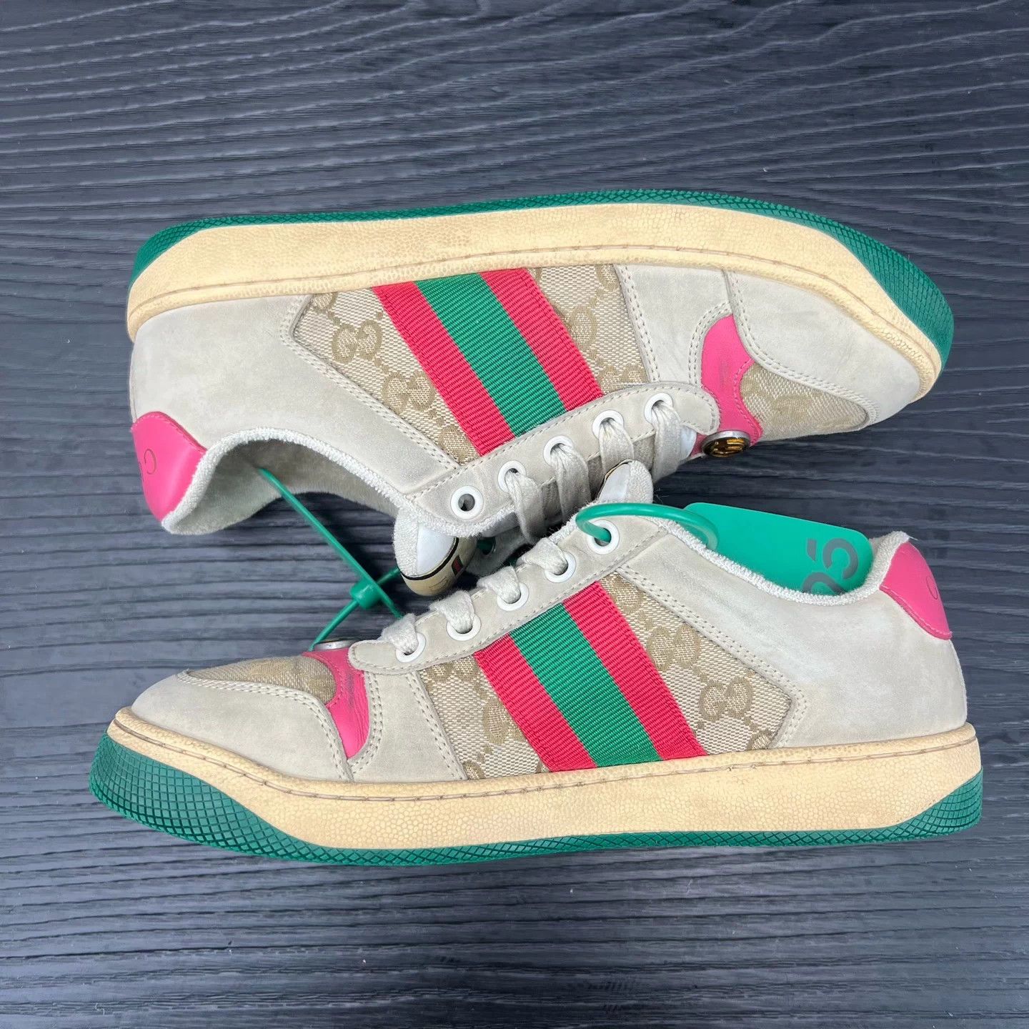 Gucci Gucci Rhyton ebony magenta 36.5 Worn 2x Size US 5.5 / IT 35.5 - 3 Thumbnail
