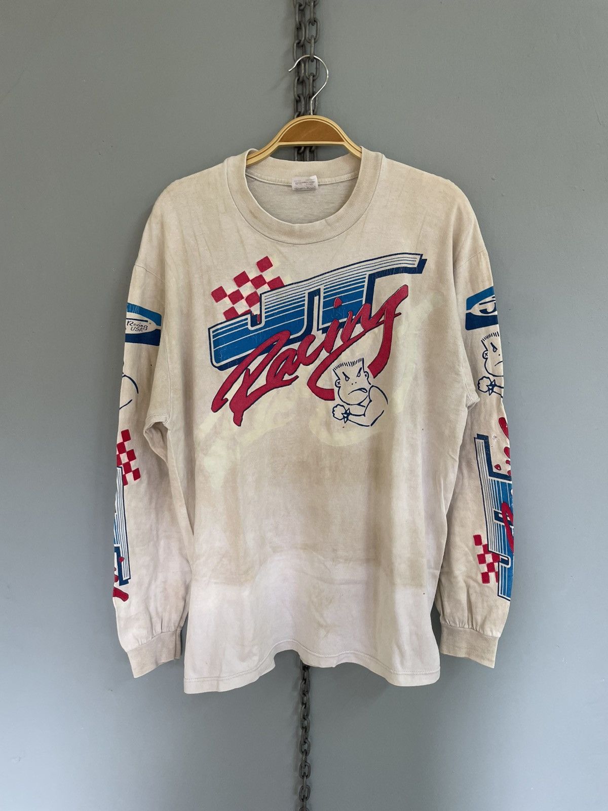Vintage Vintage 80s JT Racing x BadBoy long sleeve t shirt Size US L / EU 52-54 / 3 - 1 Thumbnail