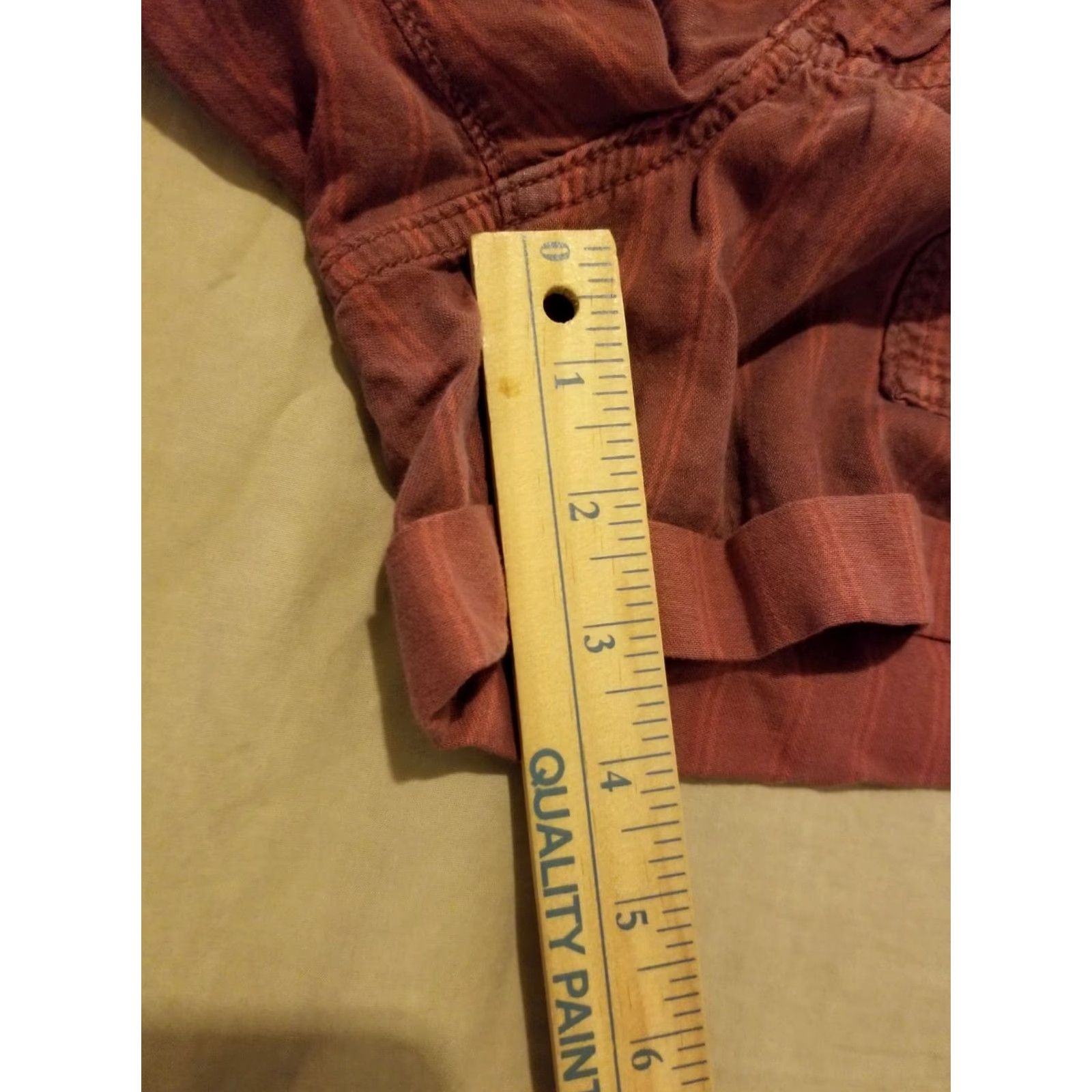 American Eagle Outfitters Womens American Eagle Outfitters Shorts Chino Cotton Red 8 Regular 8 Womens Girls Mens Size 30" / US 8 / IT 44 - 7 Thumbnail