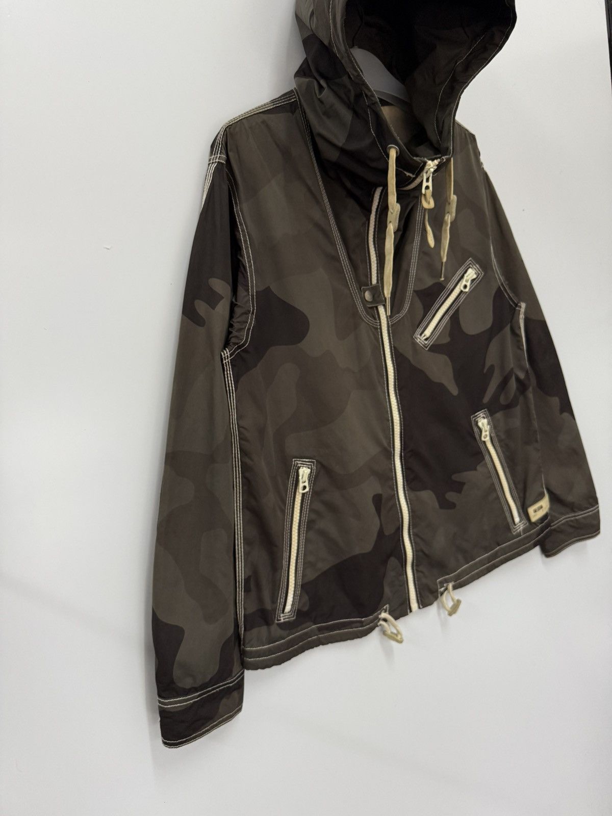 Diesel 🔥 Vintage Diesel Camo Multi zipper Hoodie Windbreaker Size US XS / EU 42 / 0 - 3 Thumbnail