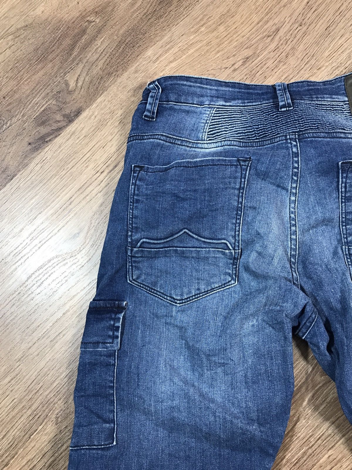 Vintage Vintage Police 883 Denim Biker Pants Jeans Size US 34 / EU 50 - 14 Thumbnail