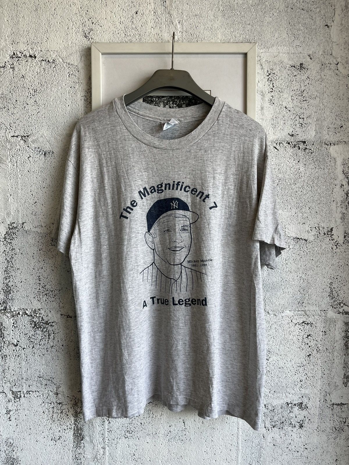 MLB × Vintage Vintage THE MICK (Mickey Mantle) A True Legend 90’ T-shirt Size US L / EU 52-54 / 3 - 2 Thumbnail