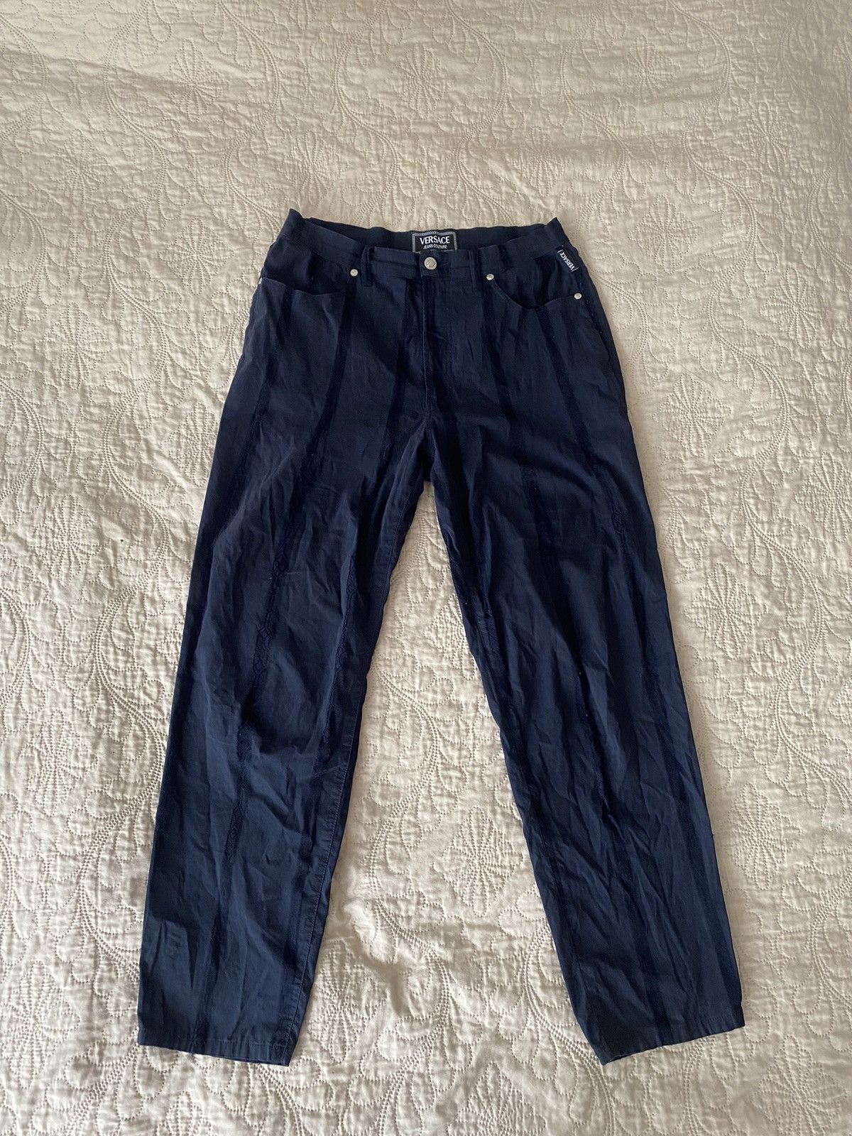Vintage Vintage Versace Jeans Couture ittierre spa pants 90s luxury Grailed