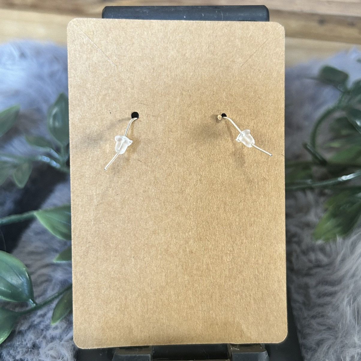 Handmade Handcrafted elegant peacock blue pearl crystal earrings Size ONE SIZE - 3 Thumbnail