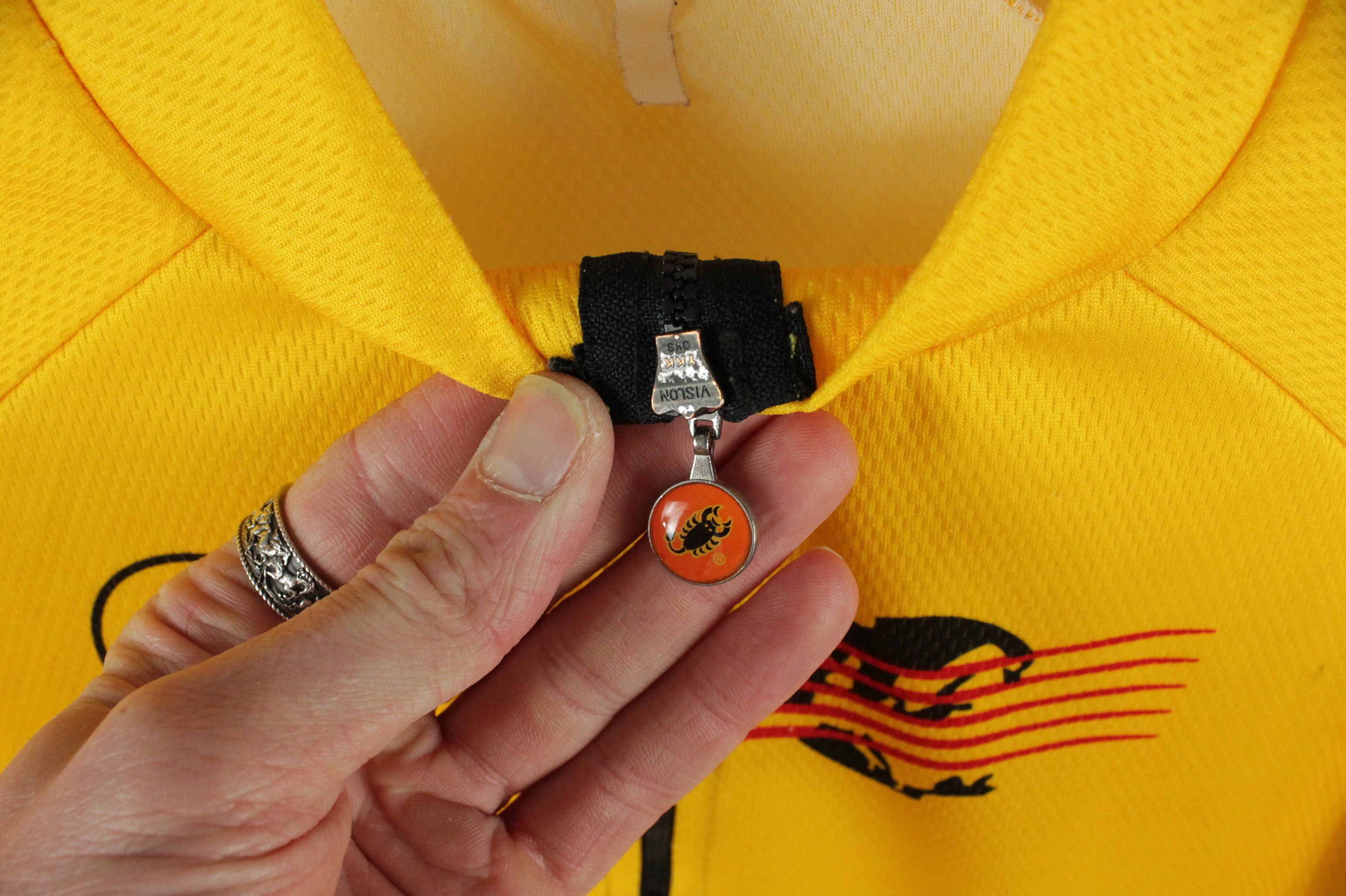 Vintage Vintage Castelli Yellow Cycling Jersey Size US L / EU 52-54 / 3 - 4 Thumbnail