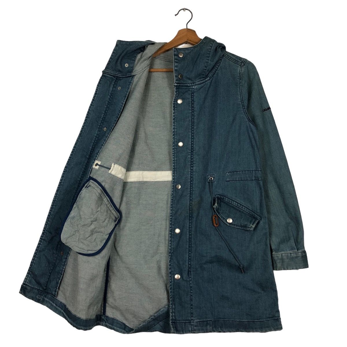 Hysteric Glamour 🔥Denim Bondage Biker Jacket Parachute X Girl Japan Size US S / EU 44-46 / 1 - 12 Thumbnail