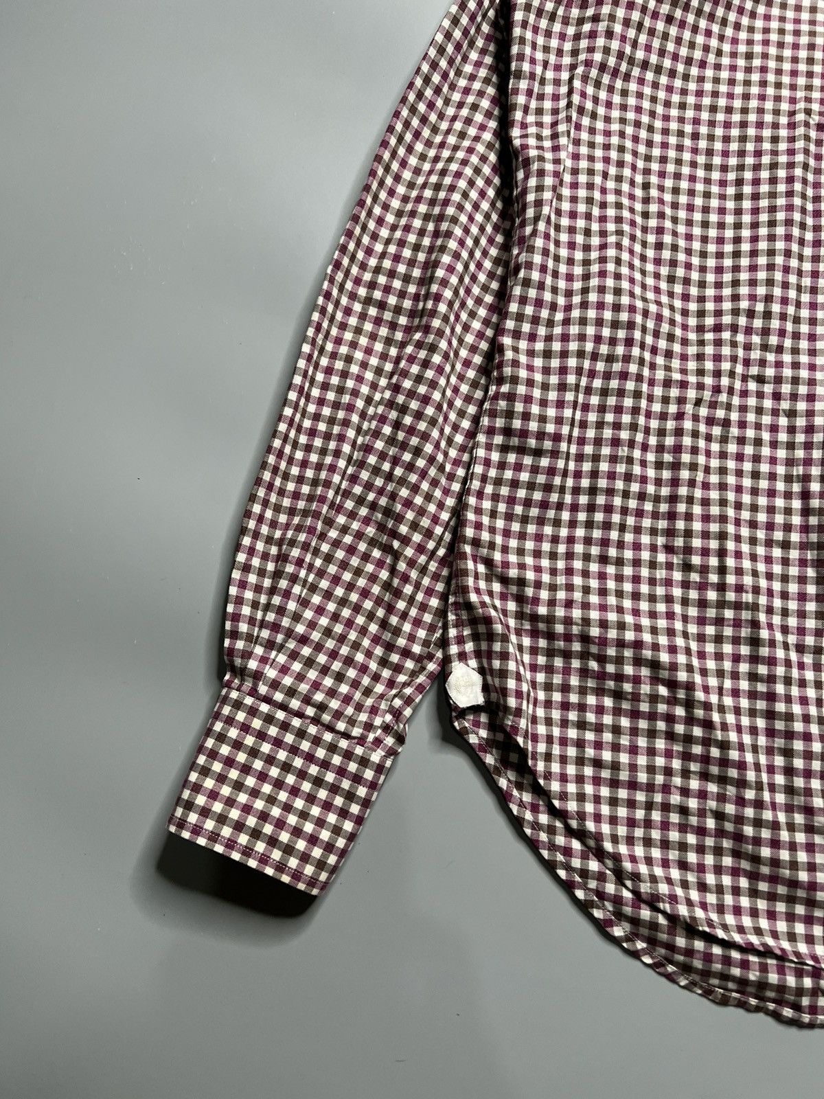 Loro Piana Loro Piana Checkered Cotton Buttondown Size US M / EU 48-50 / 2 - 4 Thumbnail