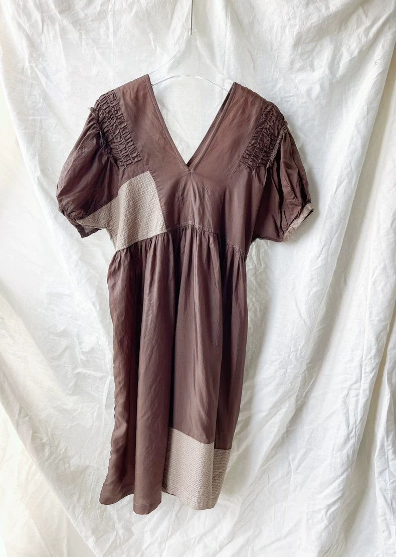 Comme des Garcons Comme Des Garcons Caramel Cocoa V-Neck Brown Khaki Brown D Size S / US 4 / IT 40 - 8 Thumbnail