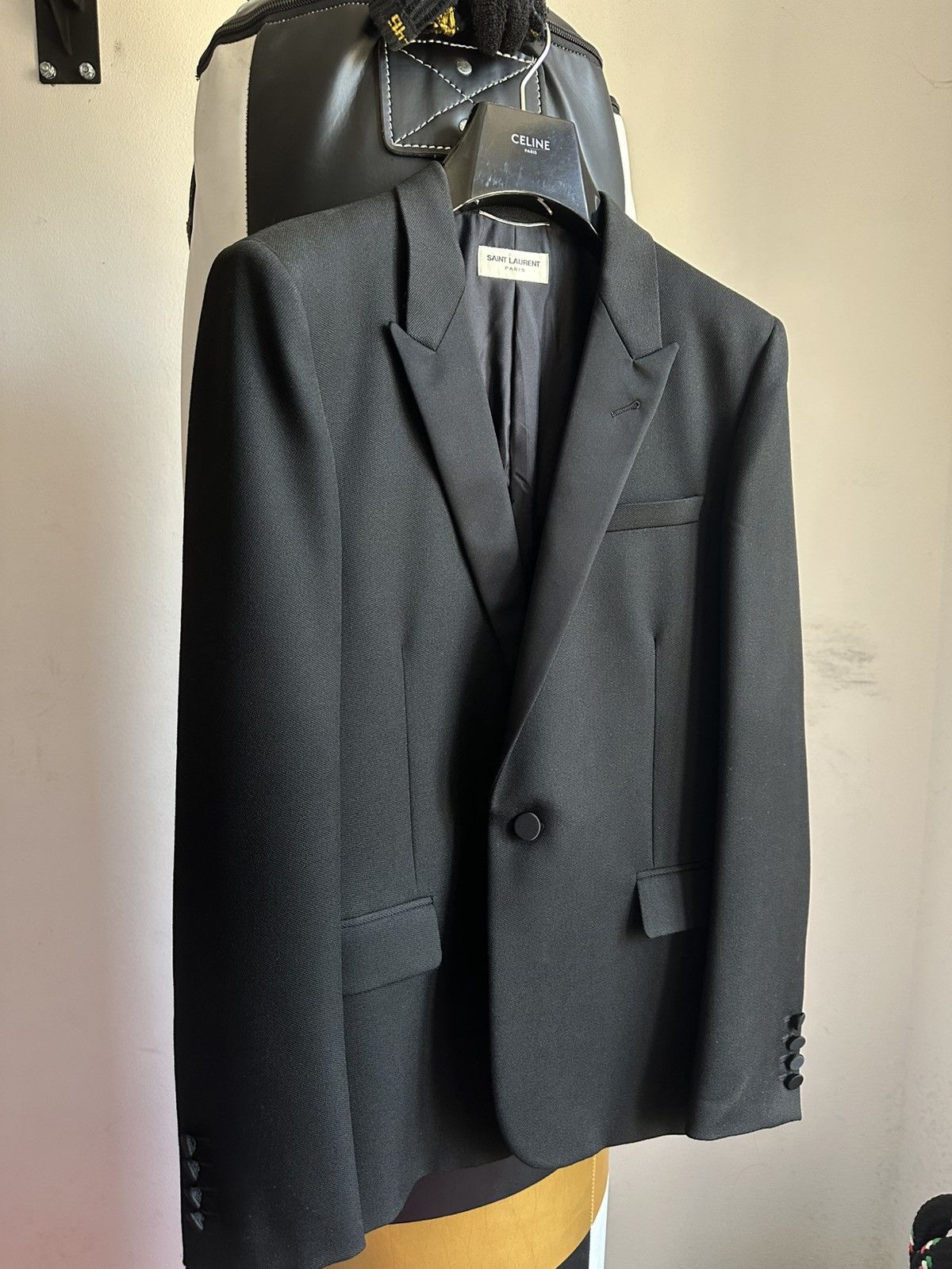 Saint Laurent Paris [52] *NEW* FW13 Le Smoking runway blazer Size 52R - 4 Thumbnail
