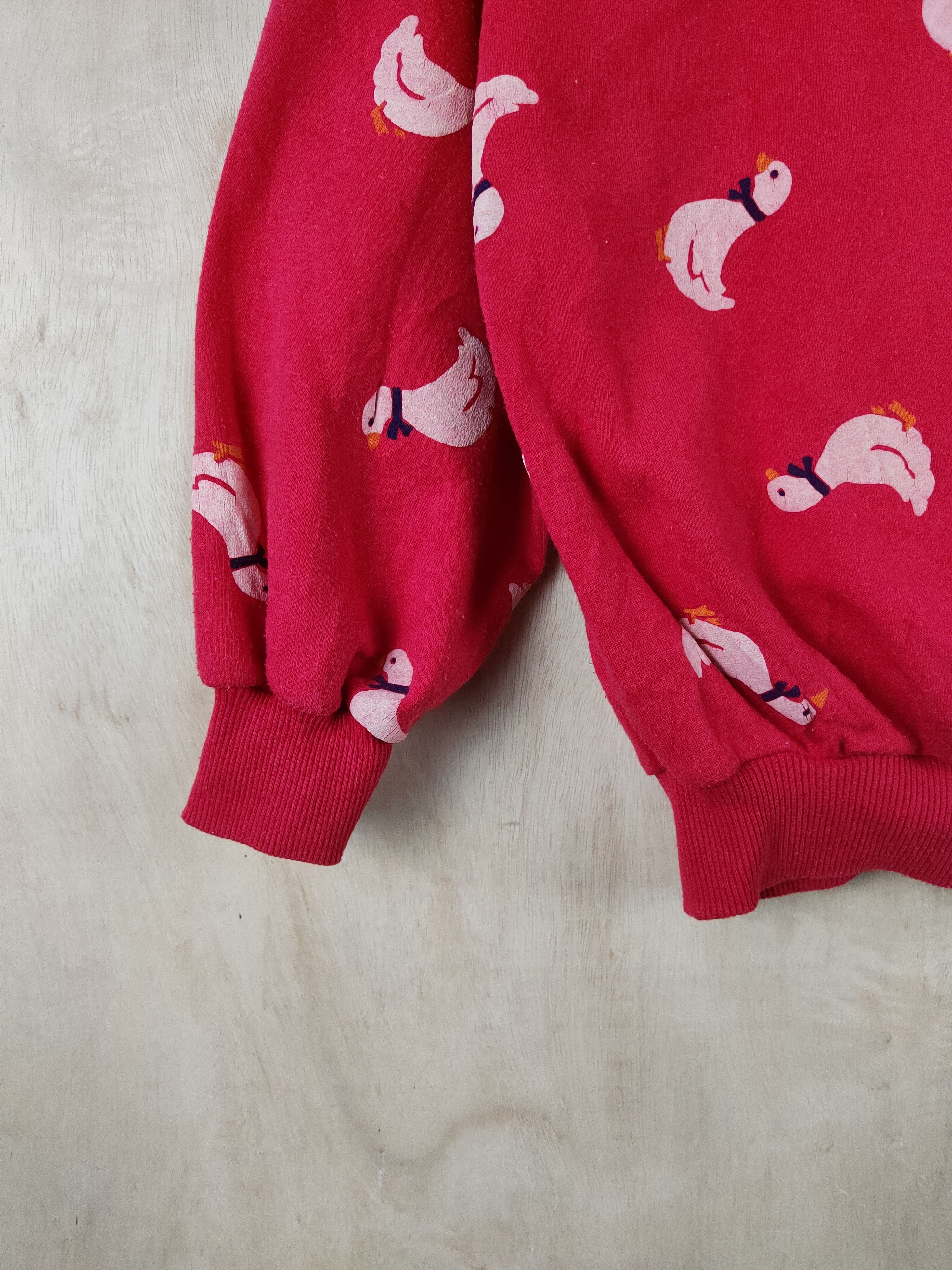 Japanese Brand Sydney 1955 Red Duck fullprint vintage Sweatshirts #S2559 Size US M / EU 48-50 / 2 - 4 Thumbnail