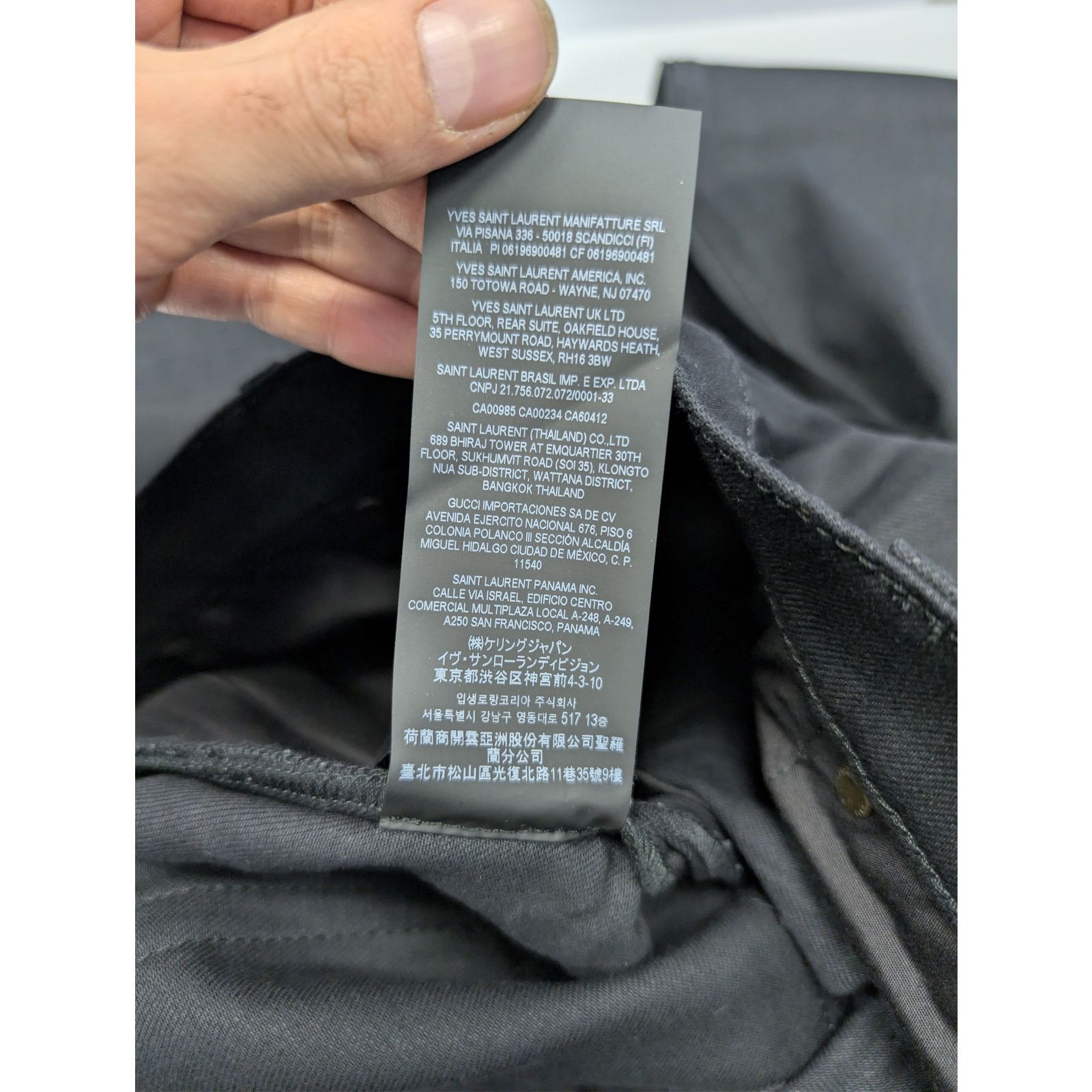 Saint Laurent Paris o1rshd1 Q:2 / Slim Fit Jean Denim in Black Size US 36 / EU 52 - 20 Thumbnail