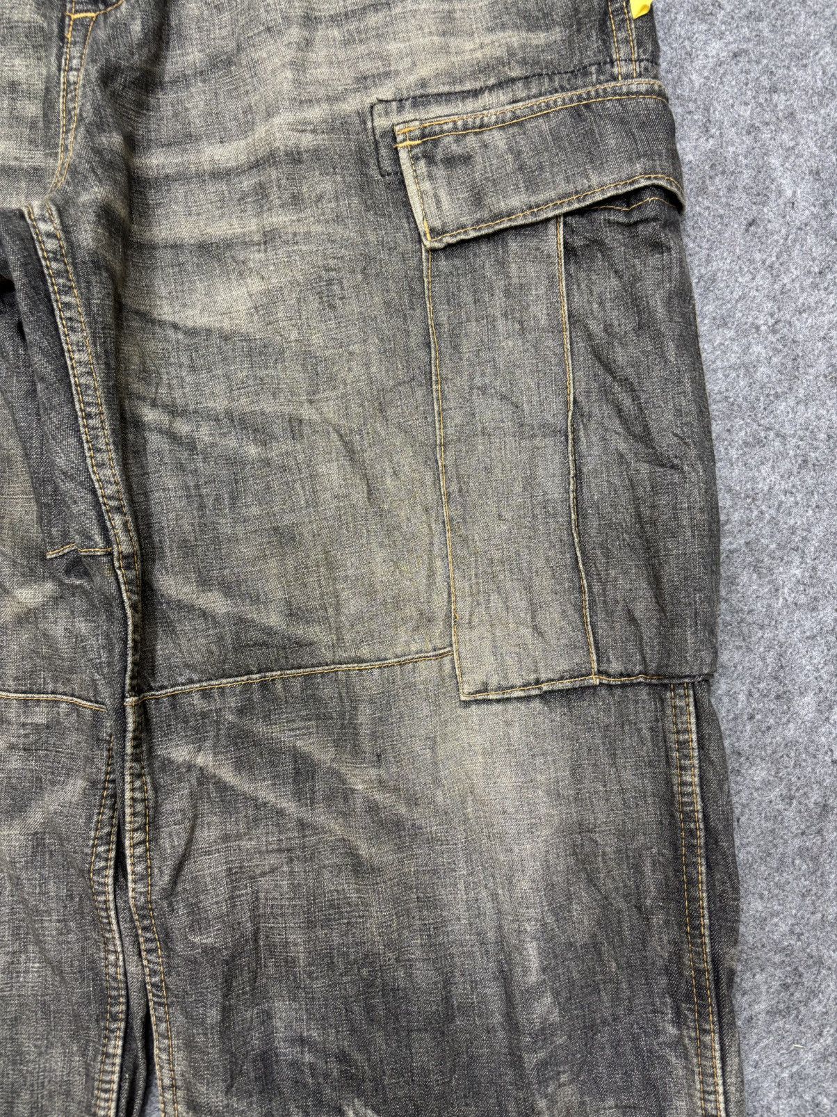 Swagger 💥Baggy💥Vintage Swagger Double Knee Light Denim F624 Size US 35 - 5 Thumbnail