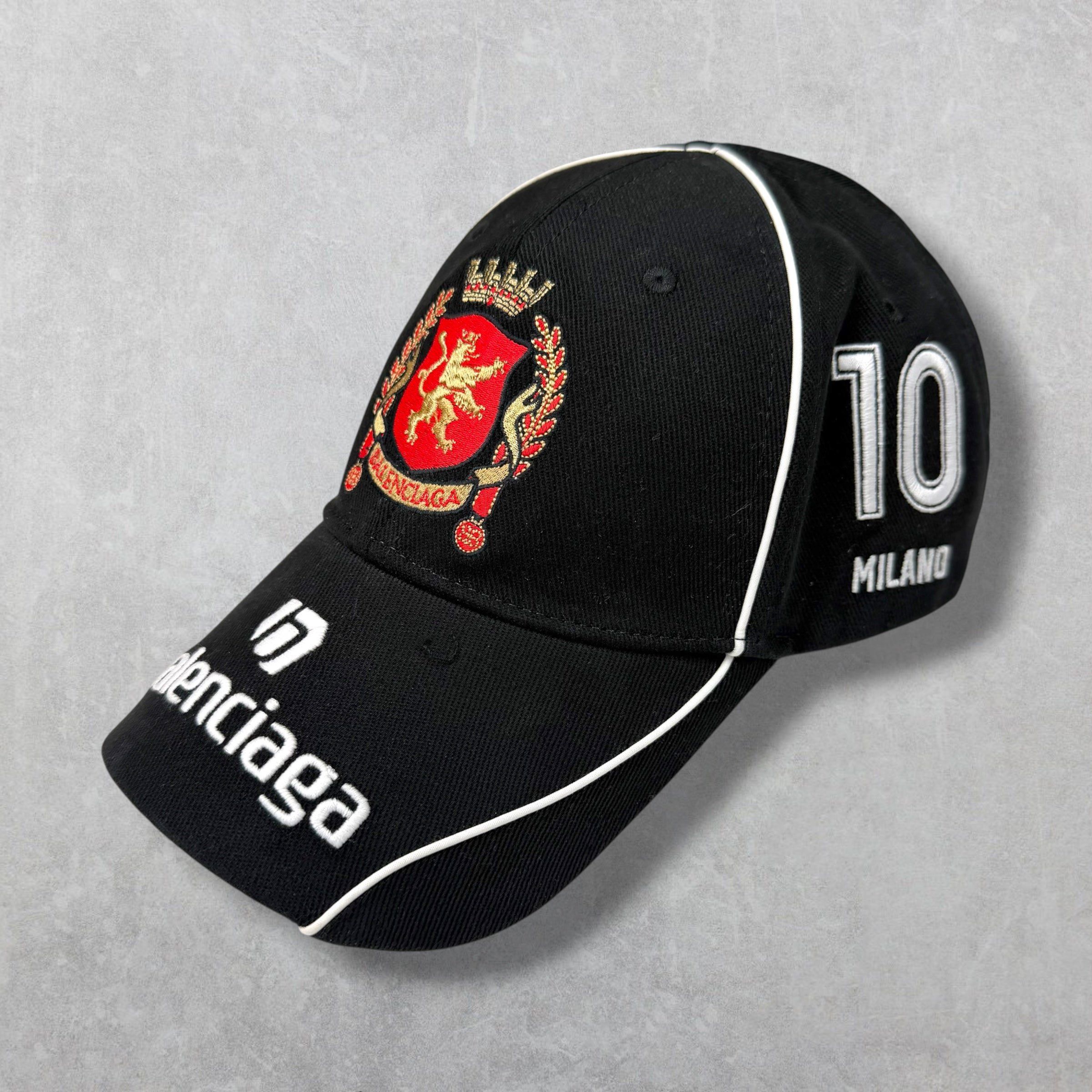 Balenciaga Balenciaga Paris Soccer Cap Black Size ONE SIZE - 3 Thumbnail