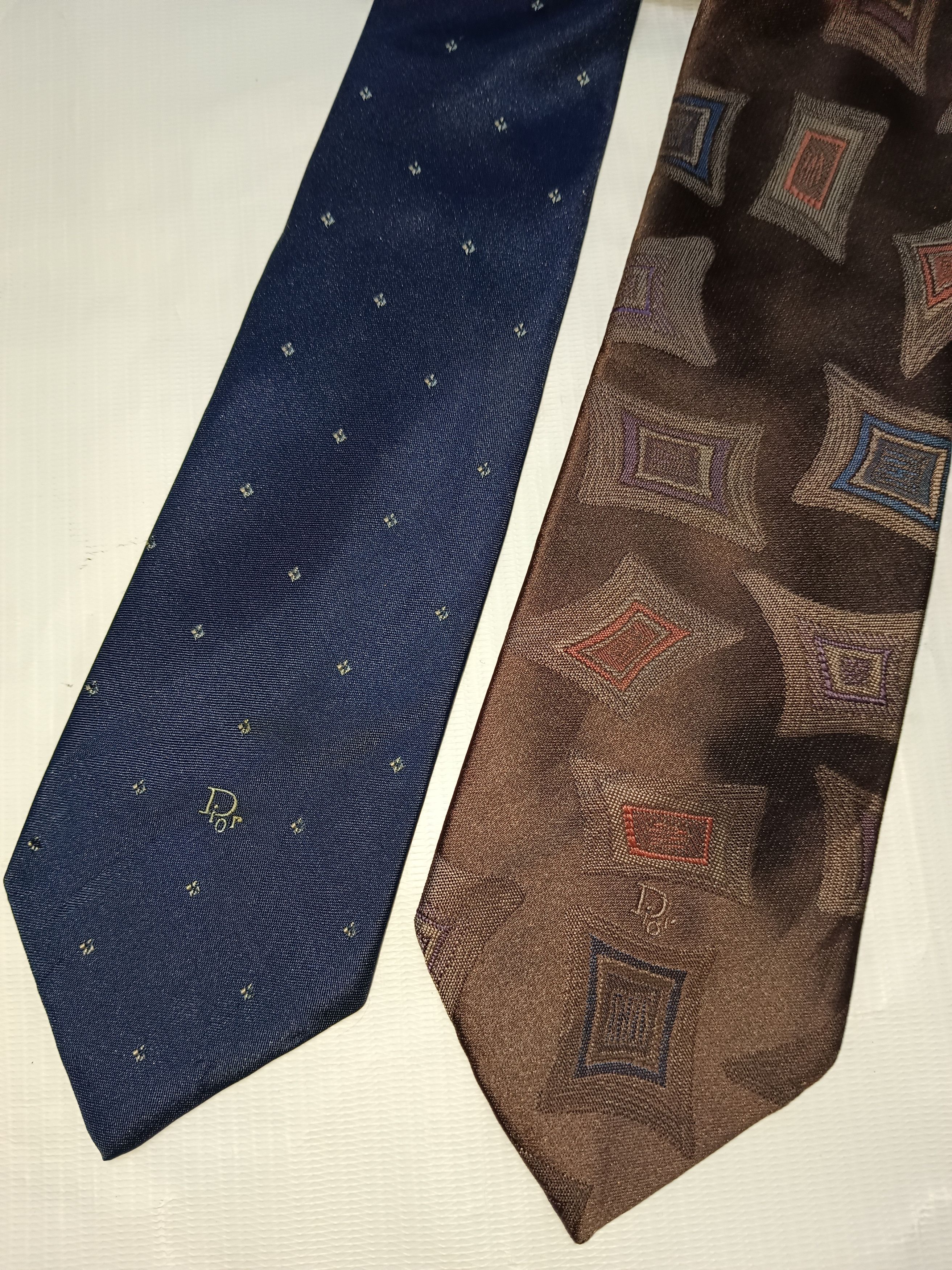 Christian Dior Monsieur × Dior Vintage 80s Christian Dior Necktie Size ONE SIZE - 1 Thumbnail
