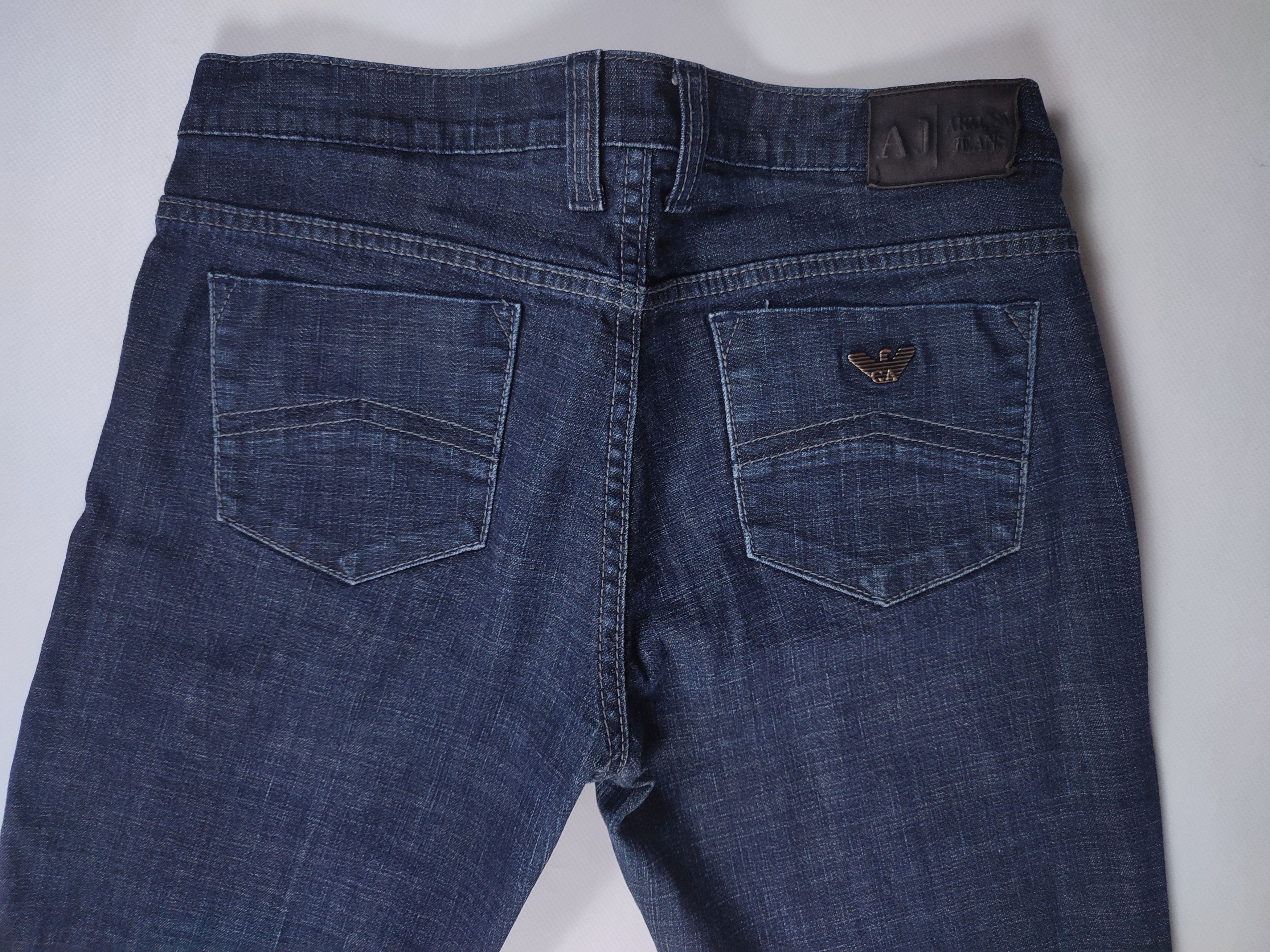 Armani Armani Jeans Stretched Indigo Pants Size US 29 - 10 Thumbnail