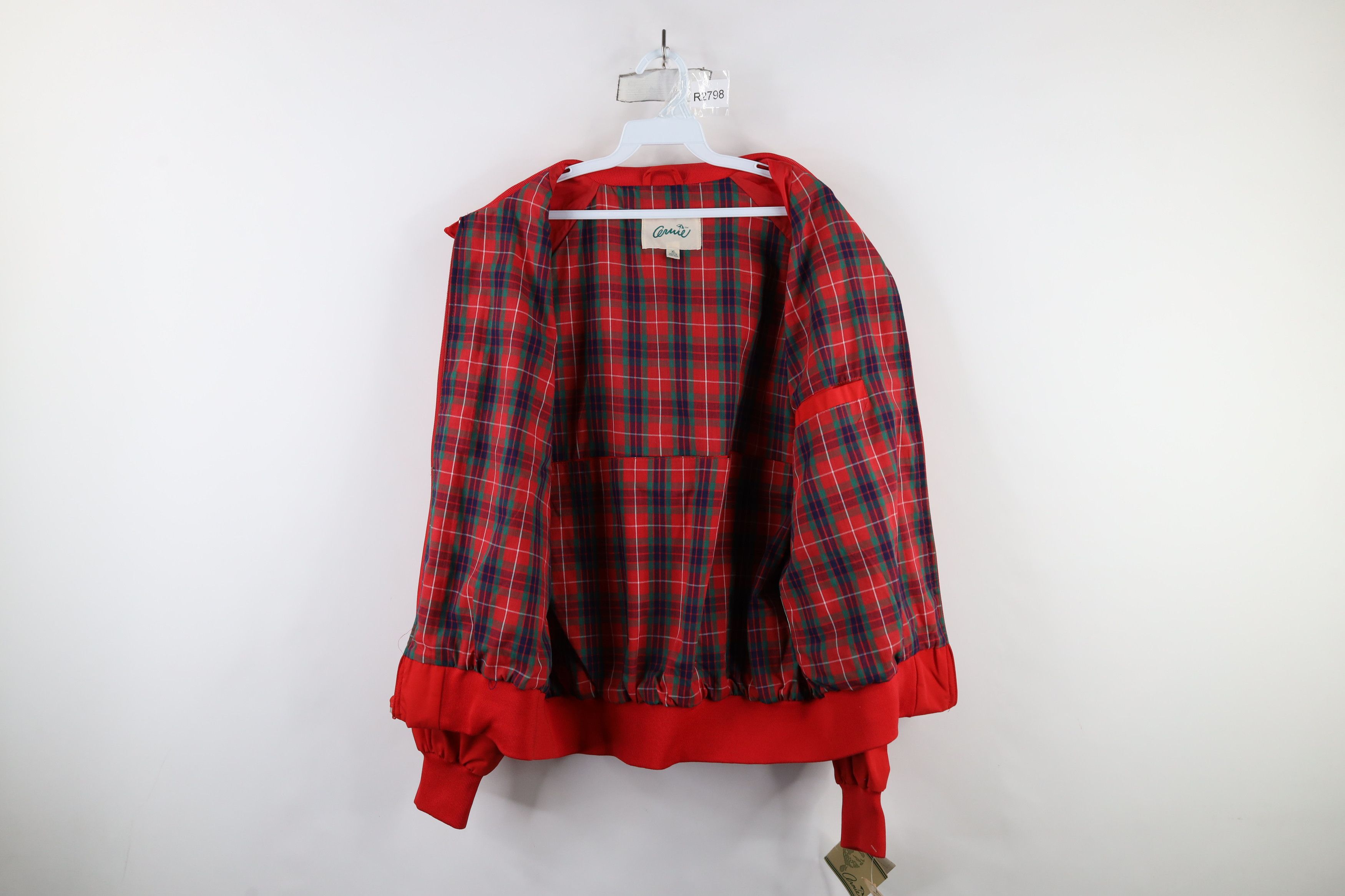 Vintage Deadstock Vintage 70s Streetwear Racer Bomber Jacket Red Size US XL / EU 56 / 4 - 10 Thumbnail