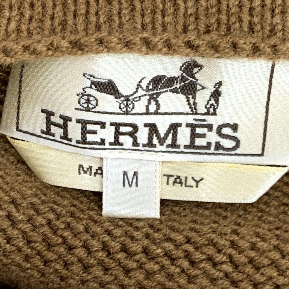 Hermes Hermes Cashmere Sweater Brown (M) Size M / US 6-8 / IT 42-44 - 6 Thumbnail