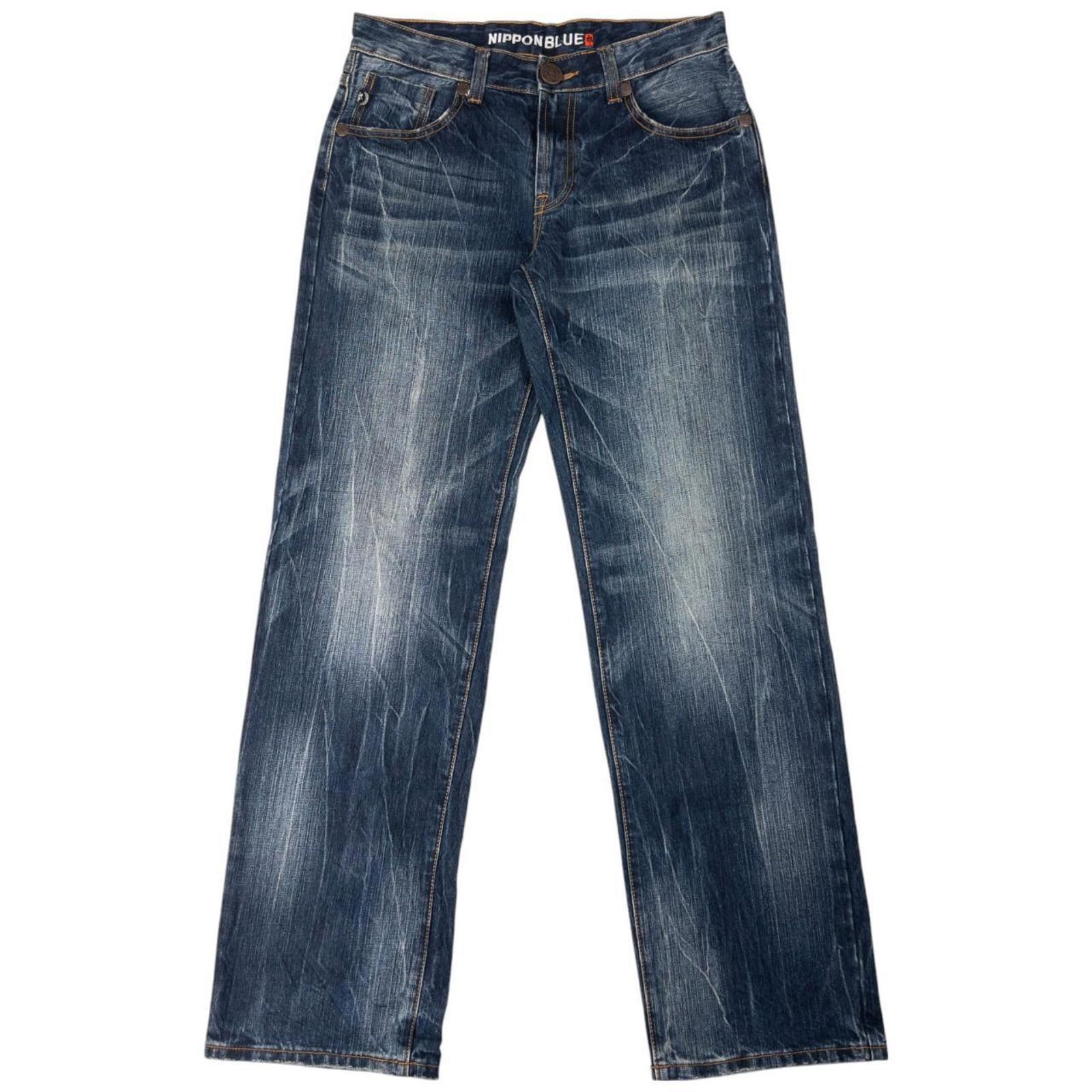 Other Vintage Jizo Bosatsu Embroidered Troll Denim Jeans Size W32 Size US 32 / EU 48 - 3 Thumbnail