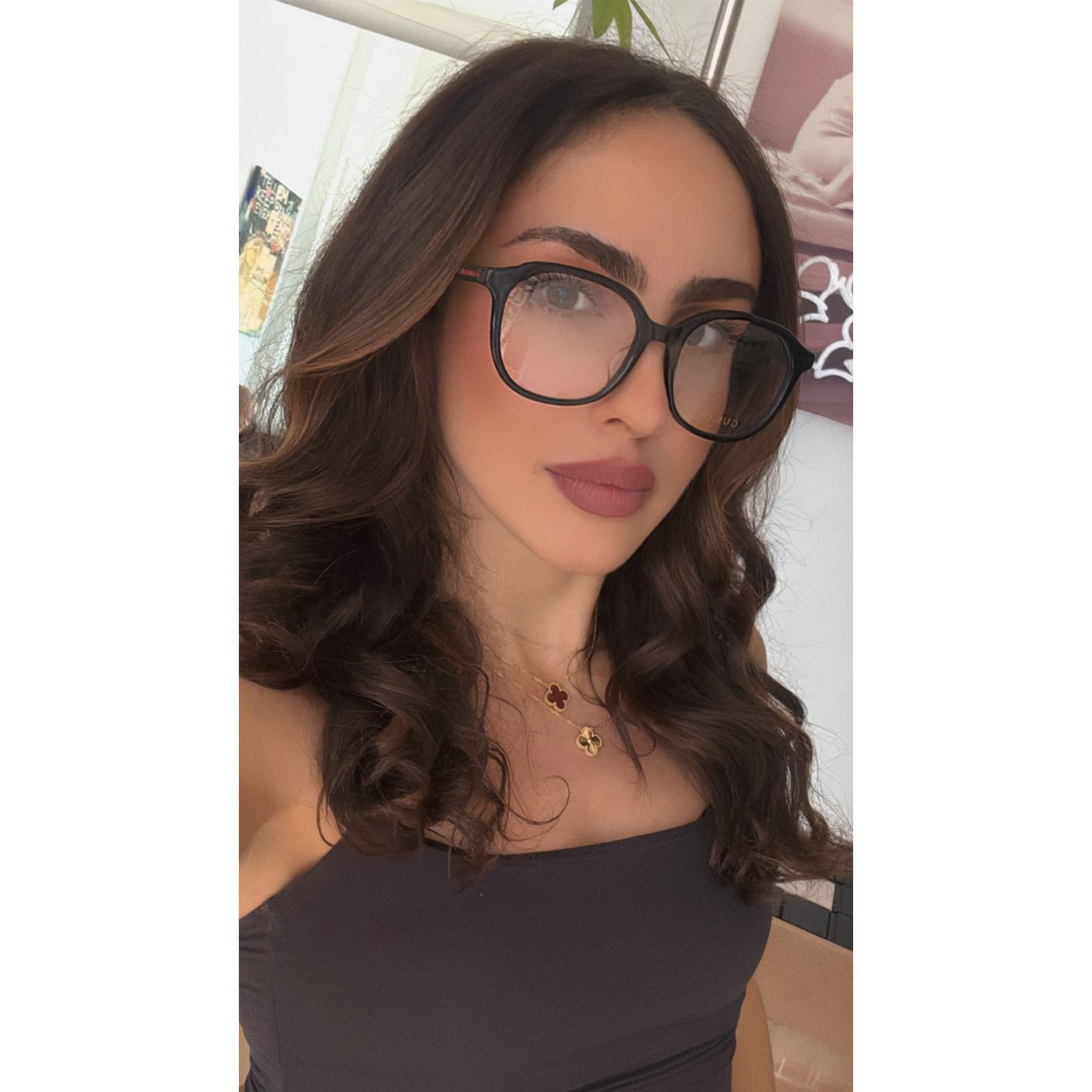 Gucci NEW Gucci GG0932OA Black Round Unisex Eyeglasses Frames Size ONE SIZE - 11 Thumbnail