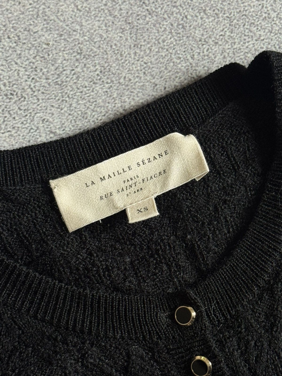Sezane La Maille Sezane XS knitwear 1/4 button sweater jumper Size XS / US 0-2 / IT 36-38 - 5 Thumbnail