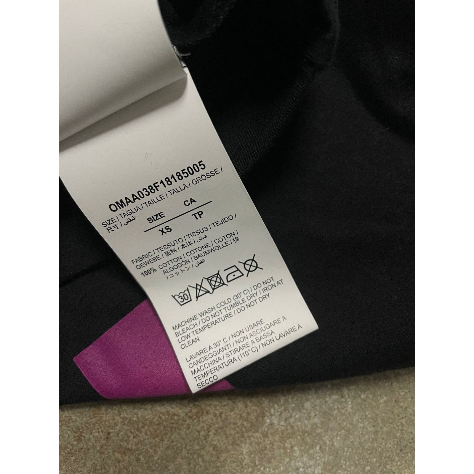 Off-White Off White Tee Black Blue New XS Size US XS / EU 42 / 0 - 5 Thumbnail