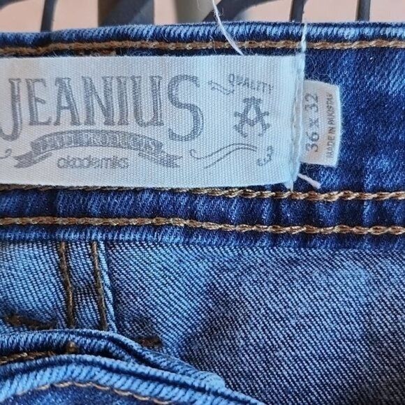 Akademiks Akademiks Jeanius Distressed Sz. 36x32 Blue Jeans Size US 36 / EU 52 - 6 Thumbnail