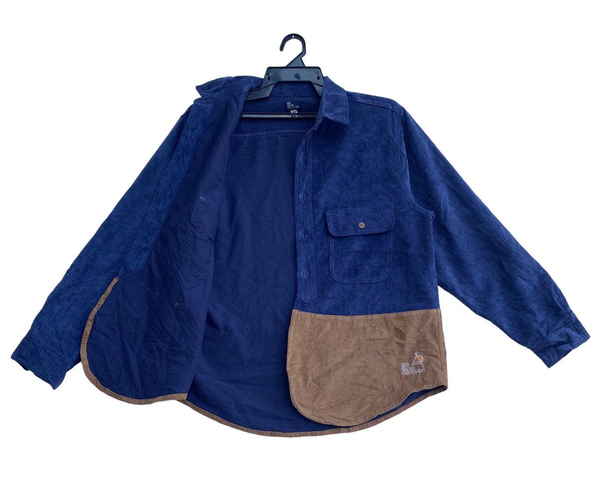 go slow caravan Go Slow Caravan indigo blue workwear shirts button up size 3 Size US L / EU 52-54 / 3 - 3 Thumbnail