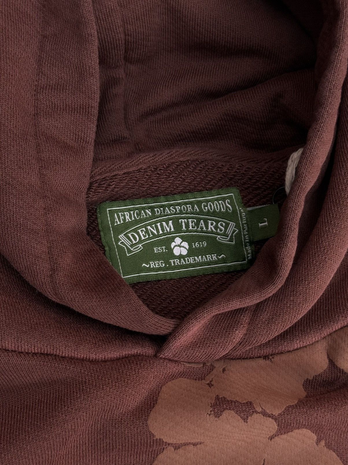 DENIM TEARS Denim Tears 2025 Cotton Wreath Hoodie L (NEW) Brown Size US L / EU 52-54 / 3 - 5 Thumbnail
