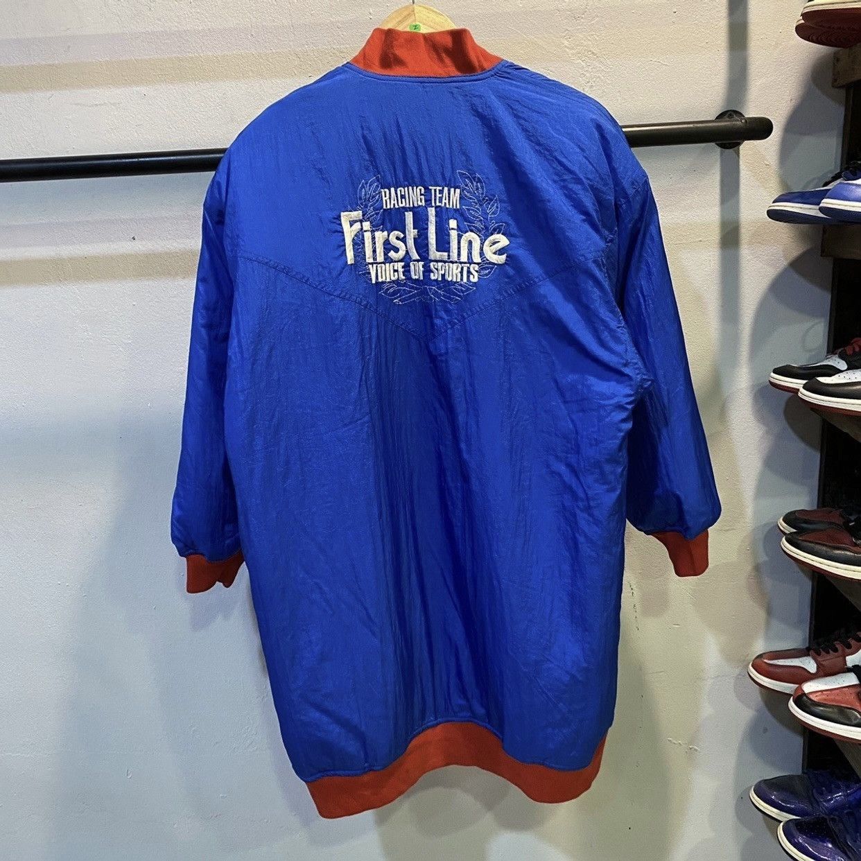 Japanese Brand VTG Racing Team First Line Voice Of Sports reversible jacket Size US L / EU 52-54 / 3 - 1 Thumbnail