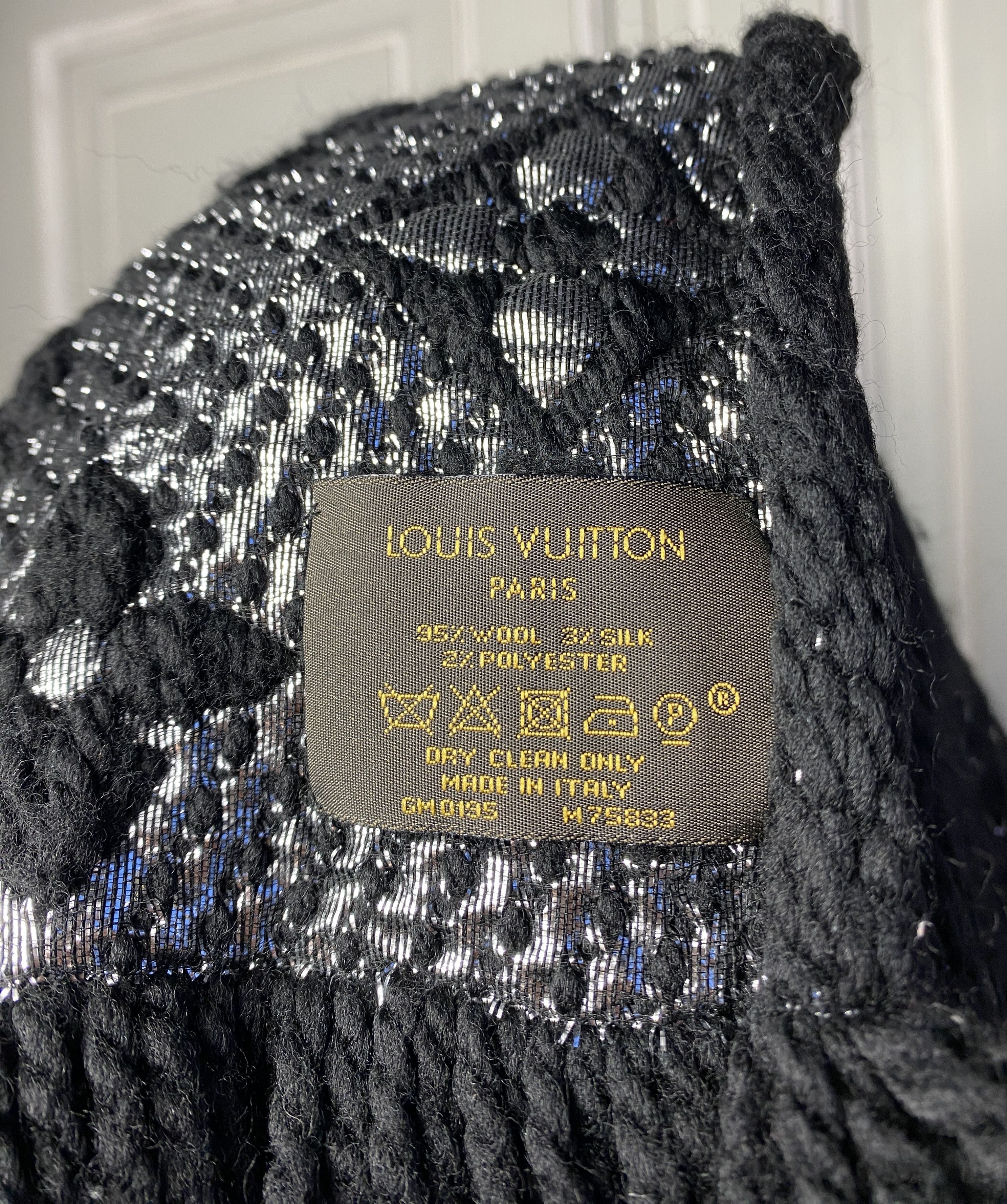 Louis Vuitton Louis Vuitton logomania wool scarf Size ONE SIZE - 5 Thumbnail