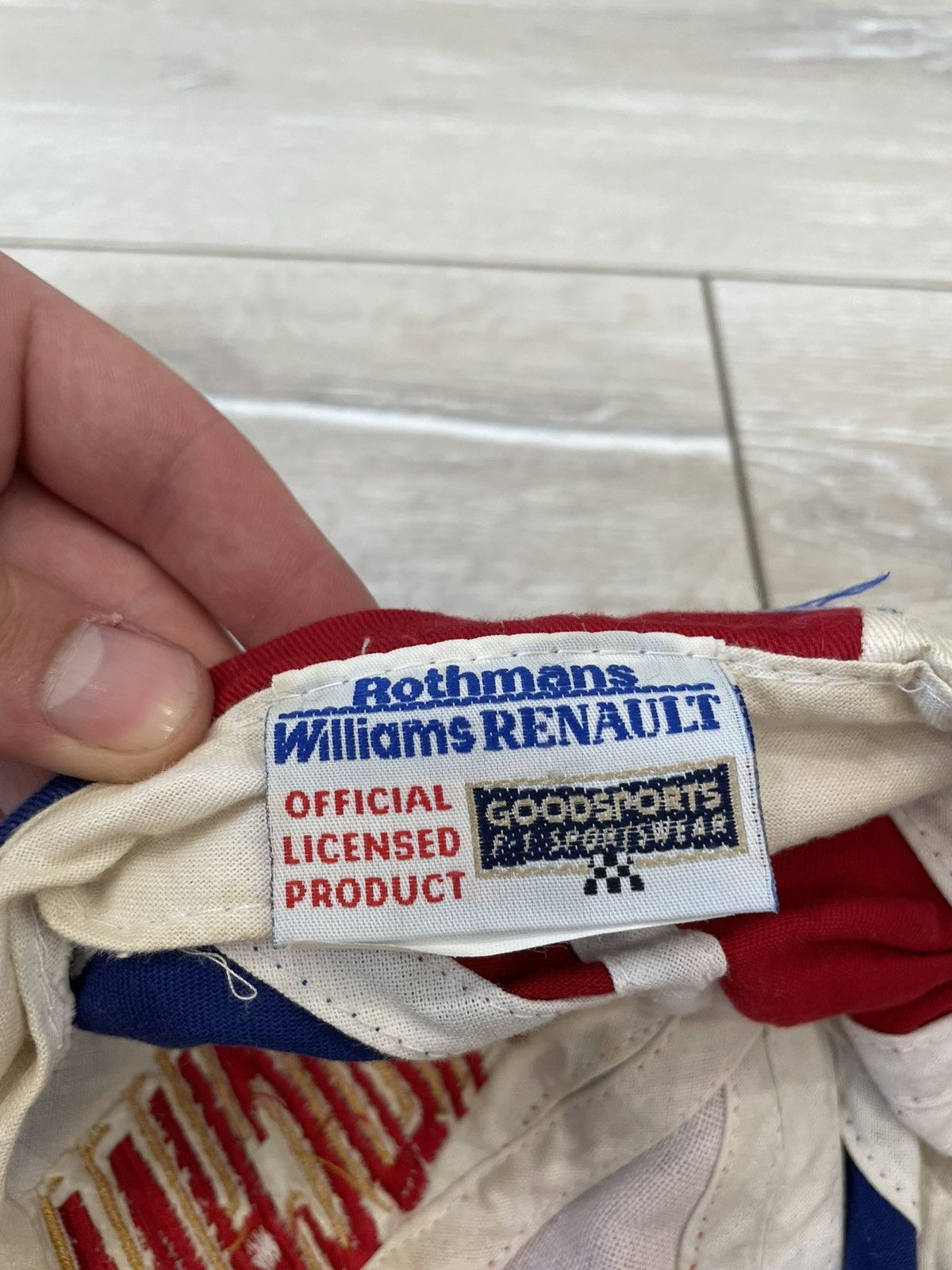 Formula 1 × Vintage Vintage Champion Rothmans Williams Renault F1 Racing Cap Size ONE SIZE - 8 Thumbnail