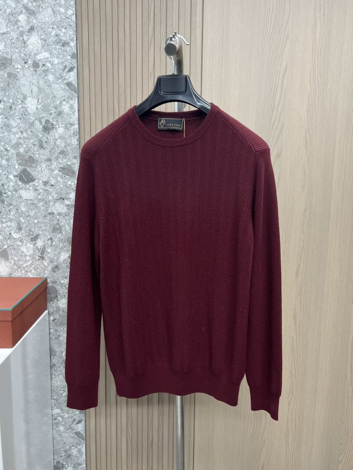 Loro Piana Loro Piana Vicuna Wool Sweater Red Size L Size US L / EU 52-54 / 3 - 1 Thumbnail