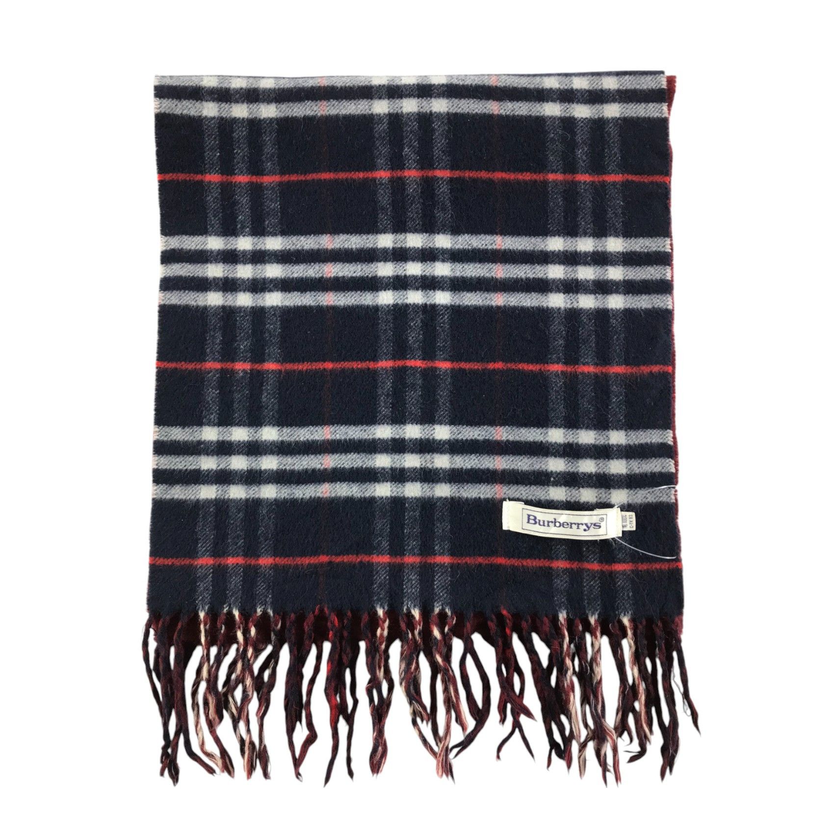Burberry × Vintage Burberry Scarf / Muffler / Neckwear - WW2954 Size ONE SIZE - 2 Thumbnail