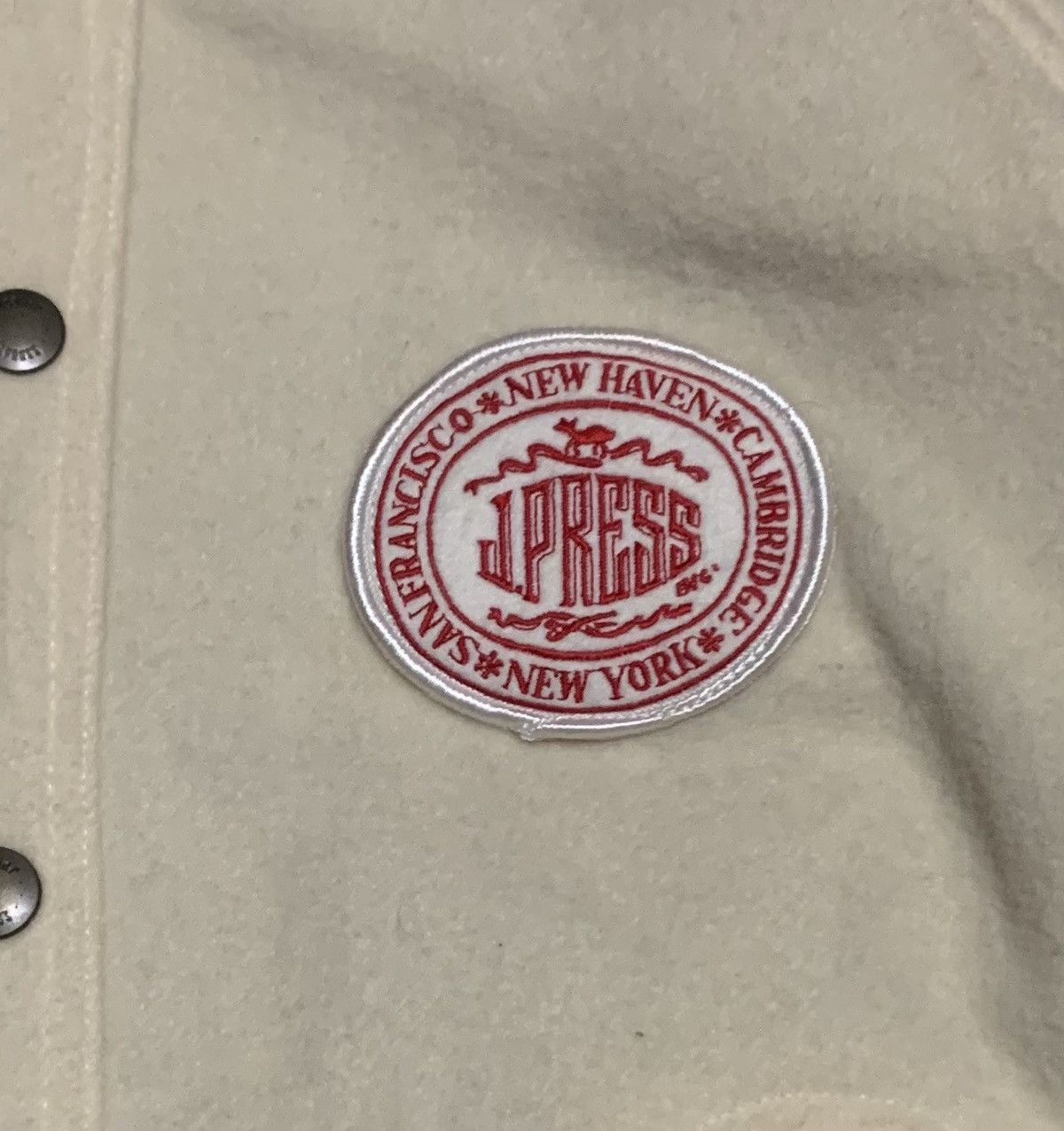 Japanese Brand Vintage Reversible Wool Varsity Jacket By J Pres Size US L / EU 52-54 / 3 - 7 Thumbnail