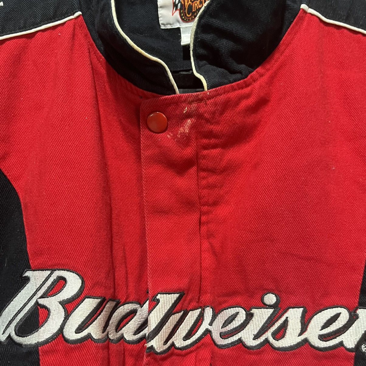 Winners Circle VINTAGE DALE EARNHARDT JR BUDWEISER NASCAR RACING JACKET Size US L / EU 52-54 / 3 - 6 Thumbnail